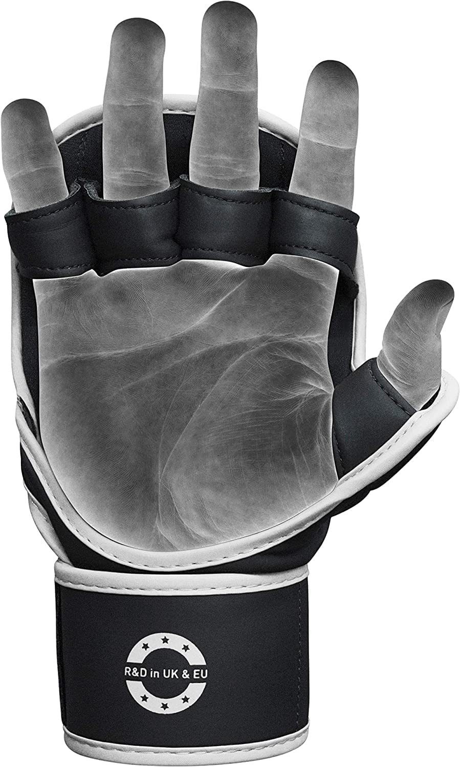 Grappling MMA-Handschuhe RDX Sports Handschuhe, für Kampfsport MMA White Training Gloves MMA RDX