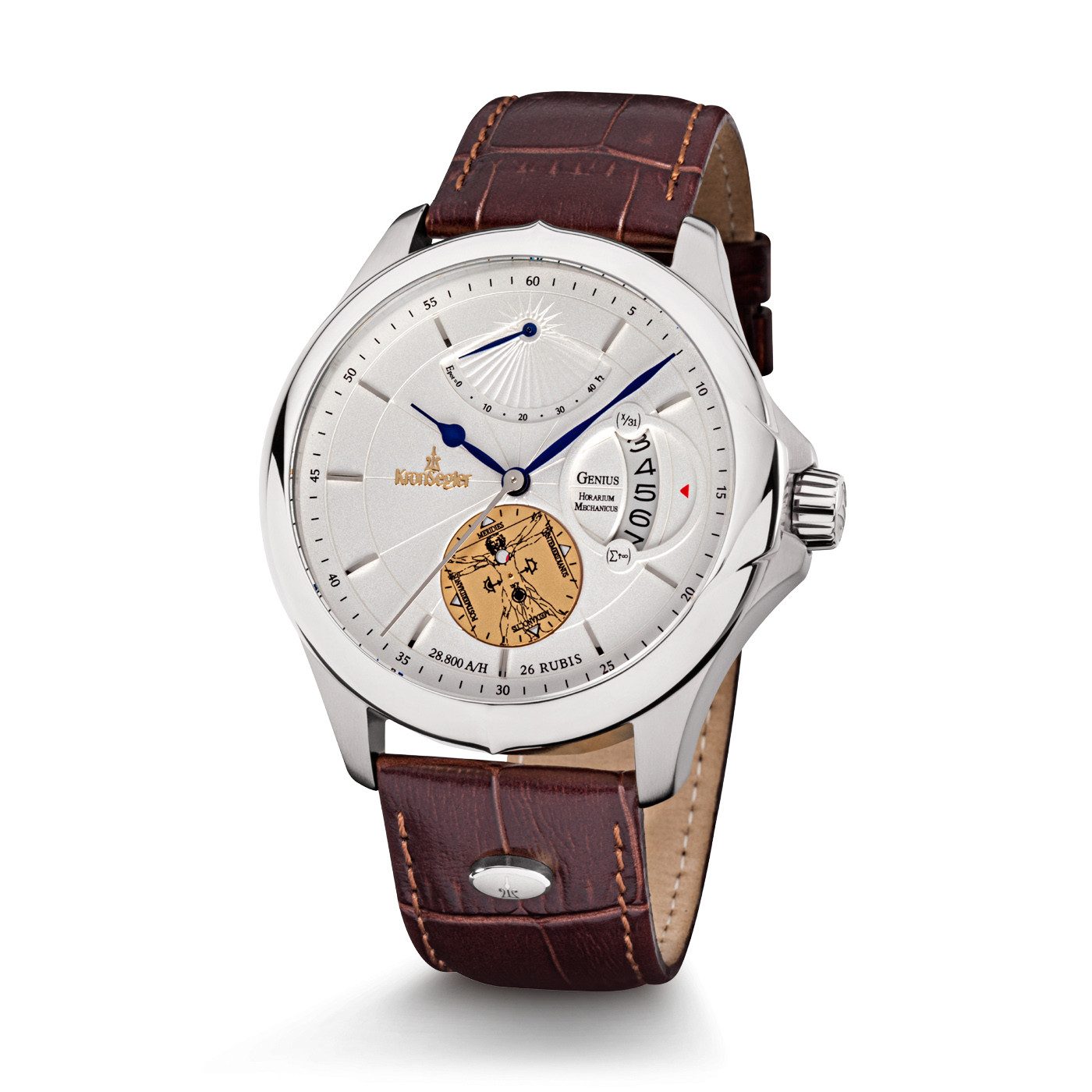 Automatikuhr Genius - „Horarium Mechanicus“ Herren Armbanduhr