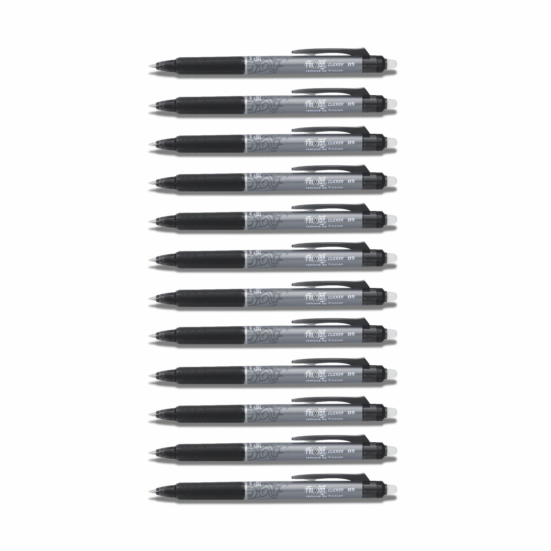 Pilot Pen Tintenroller Frixion Clicker 0.5, (12er-Set), radierbar