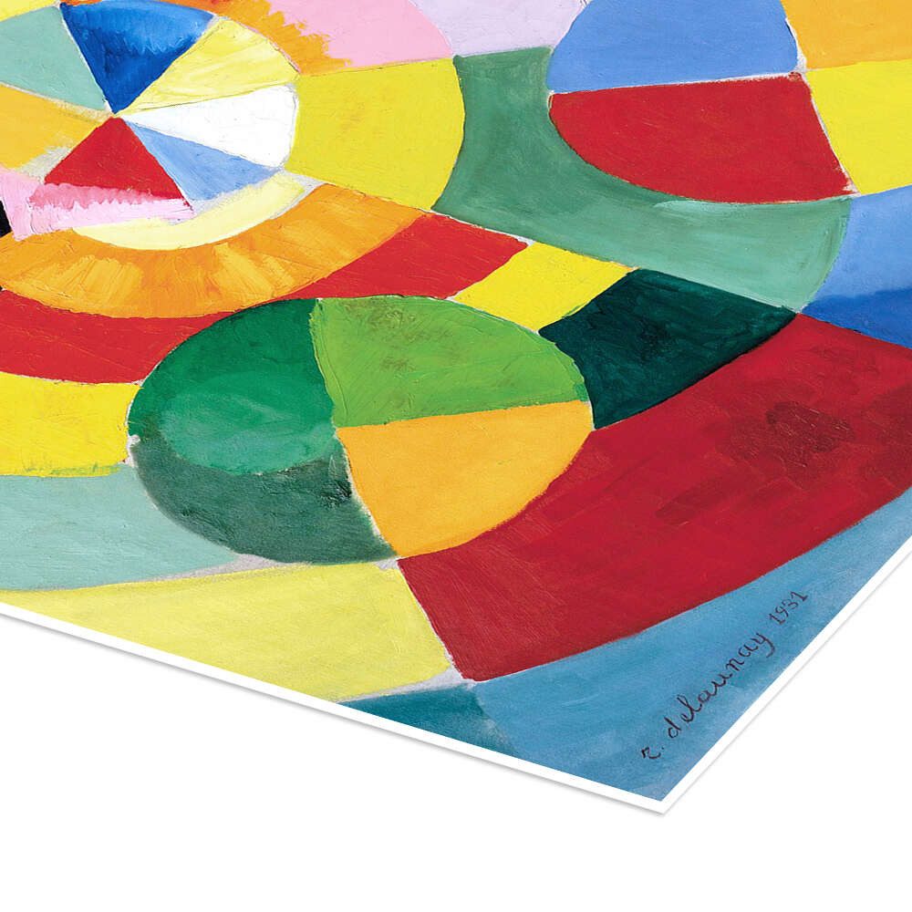 Posterlounge Wandbild Rhythmus, Lebensfreude, Robert Delaunay, erhältlich als Poster, Leinwandbild, Wandsticker oder Acrylglasbild
