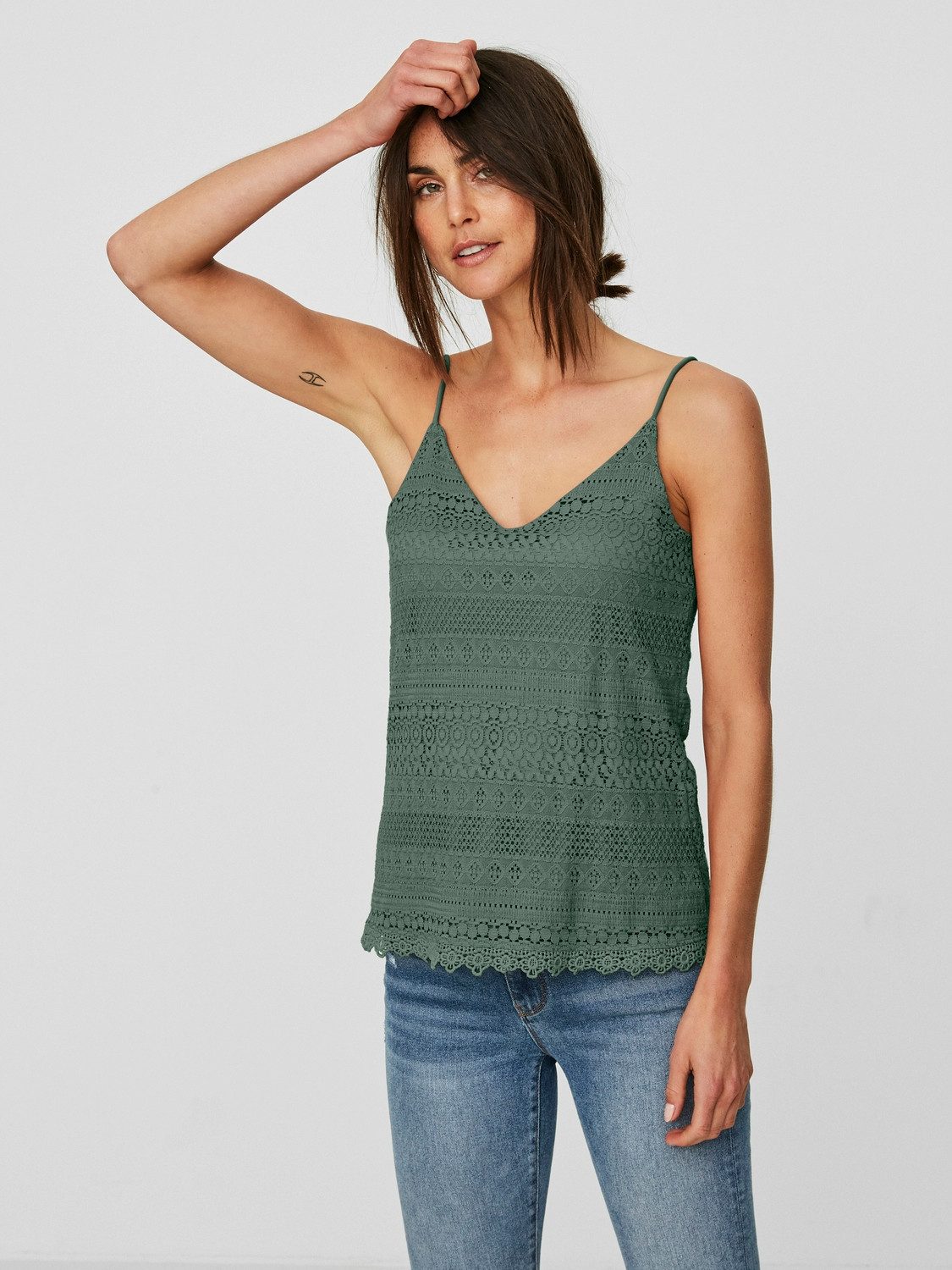 Vero Moda Spaghettitop VMHONEY LACE SINGLET WVN