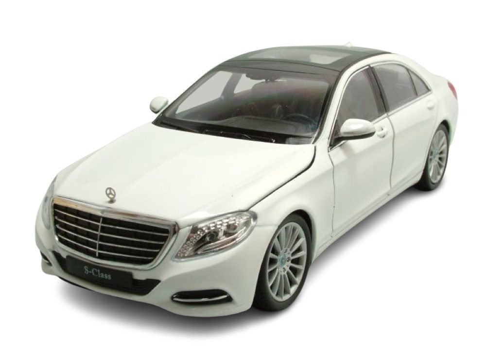 Welly Modellauto Mercedes S-Klasse W222 2013 weiß, Maßstab 1:24