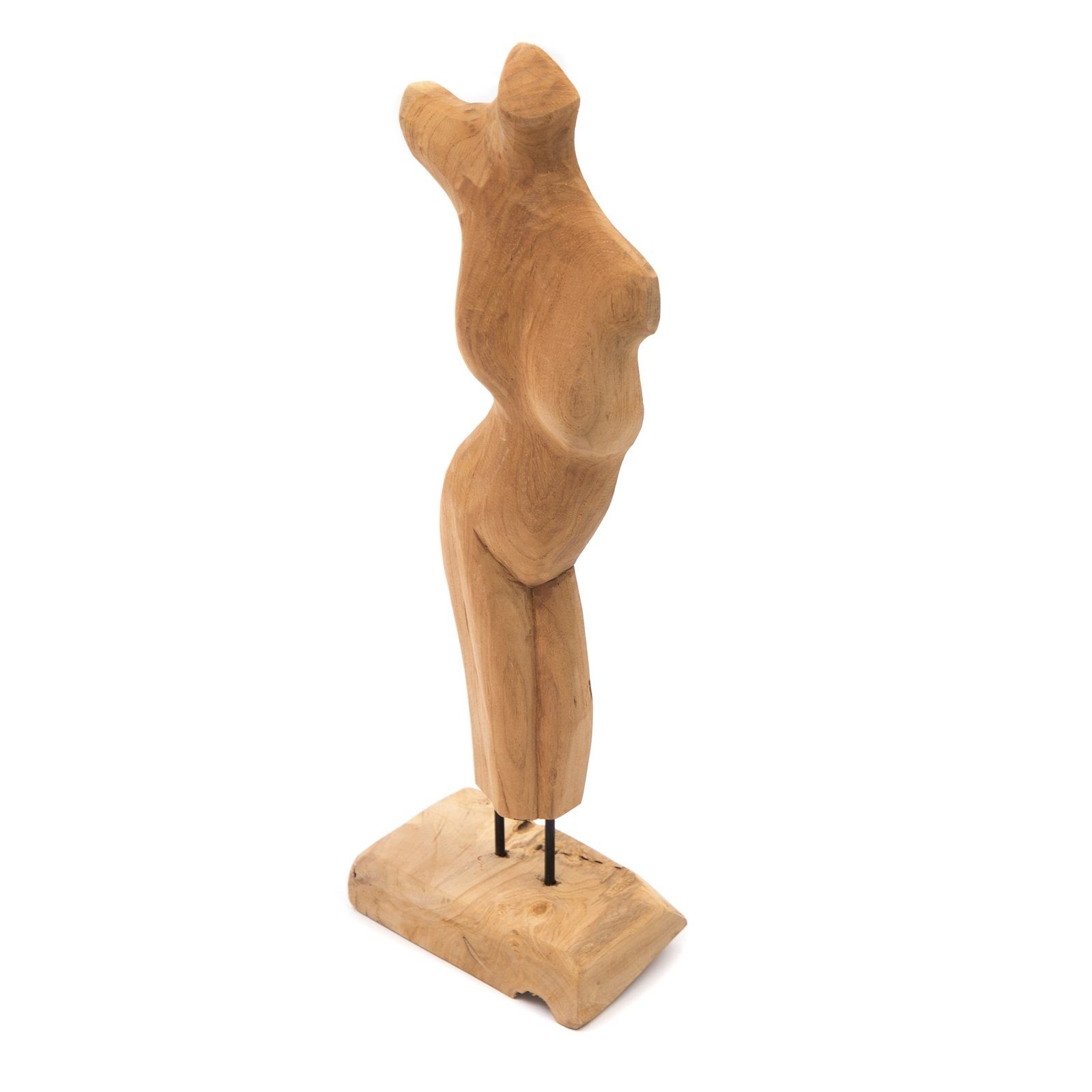 "TORSO", Teakholz, Skulptur SKULPTUR Weibliche Statue Körper 57 cm, TEAK CREEDWOOD
