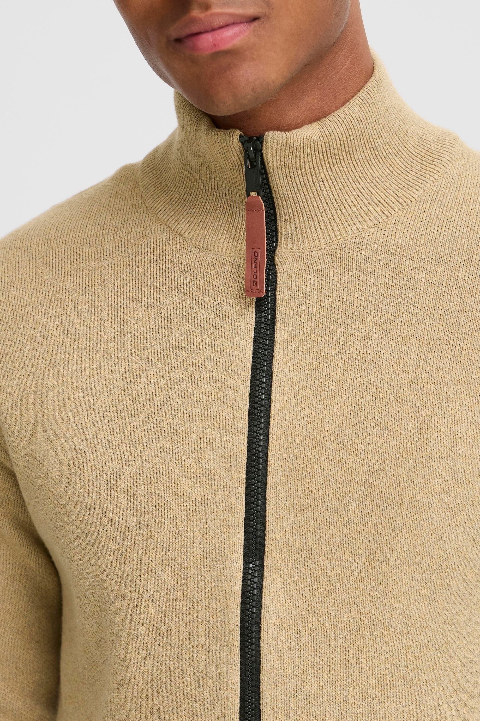 Blend Strickjacke BHFindus Stilvolle Strickjacke mit Reißverschluss