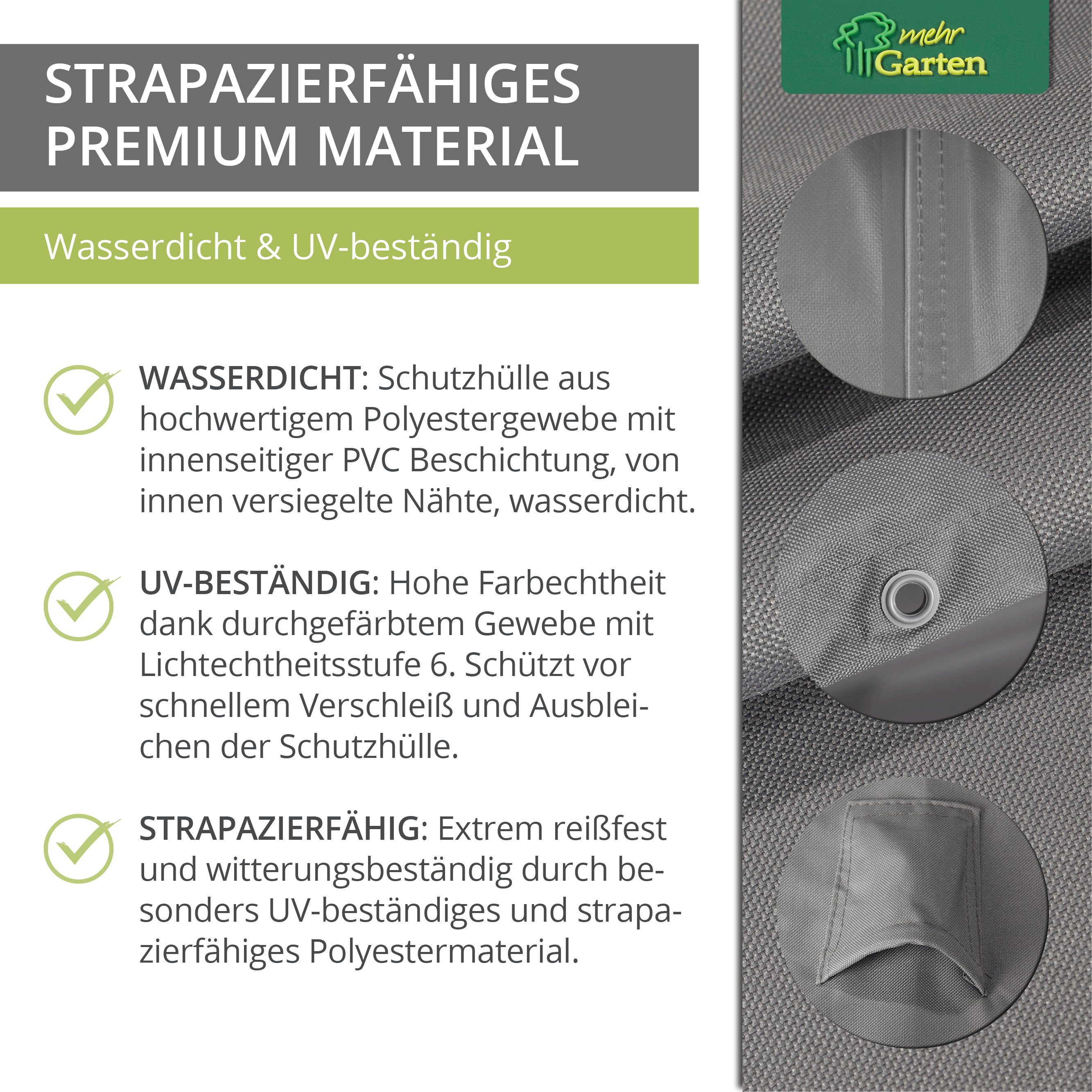 mehr Garten Gartenmöbel-Schutzhülle Premium, Premium Loungesessel-Abdeckung günstig online kaufen