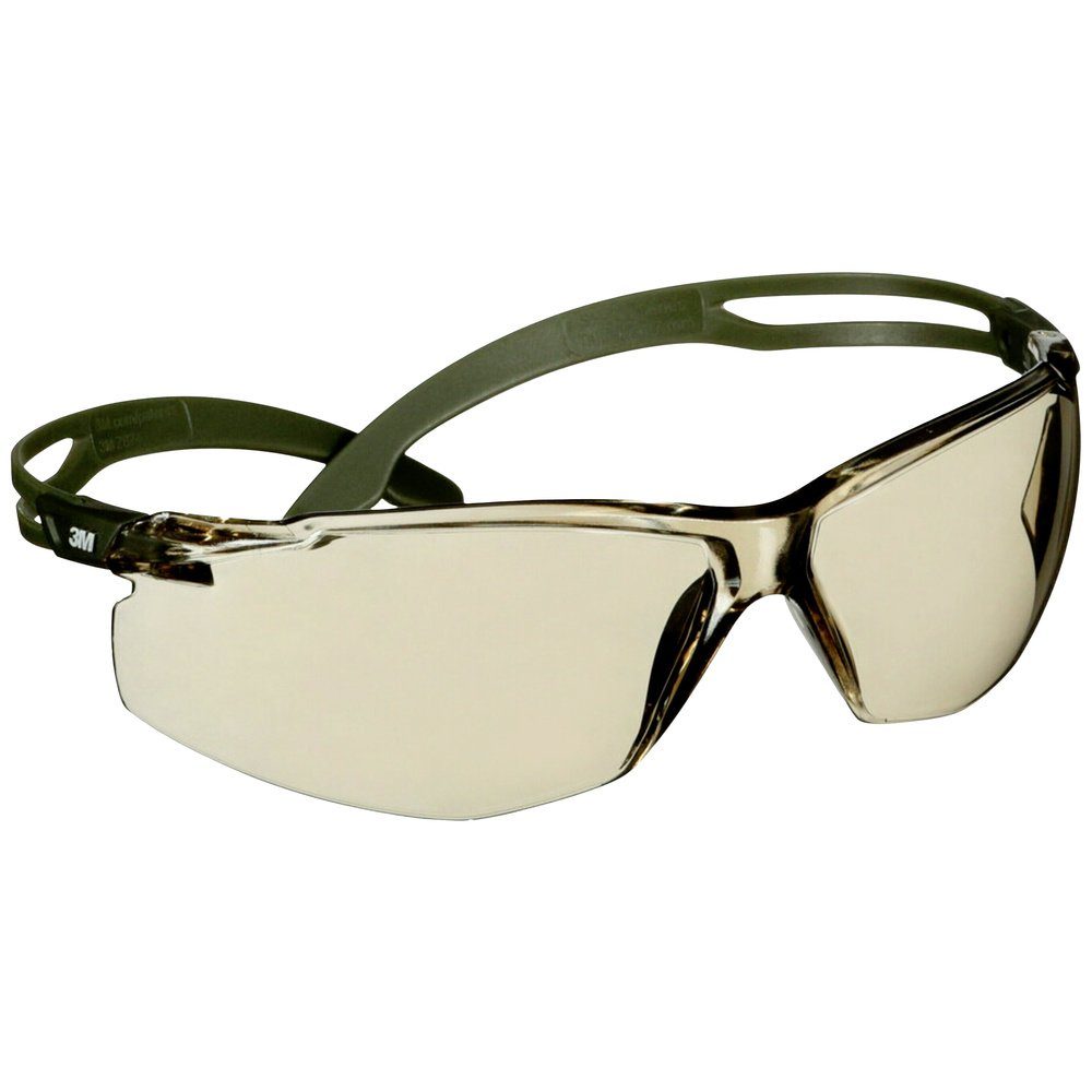 3M Arbeitsschutzbrille SF528SGAF-DGR SecureFit Schutzbrille Antibeschlag-Schutz mit Grün 3M
