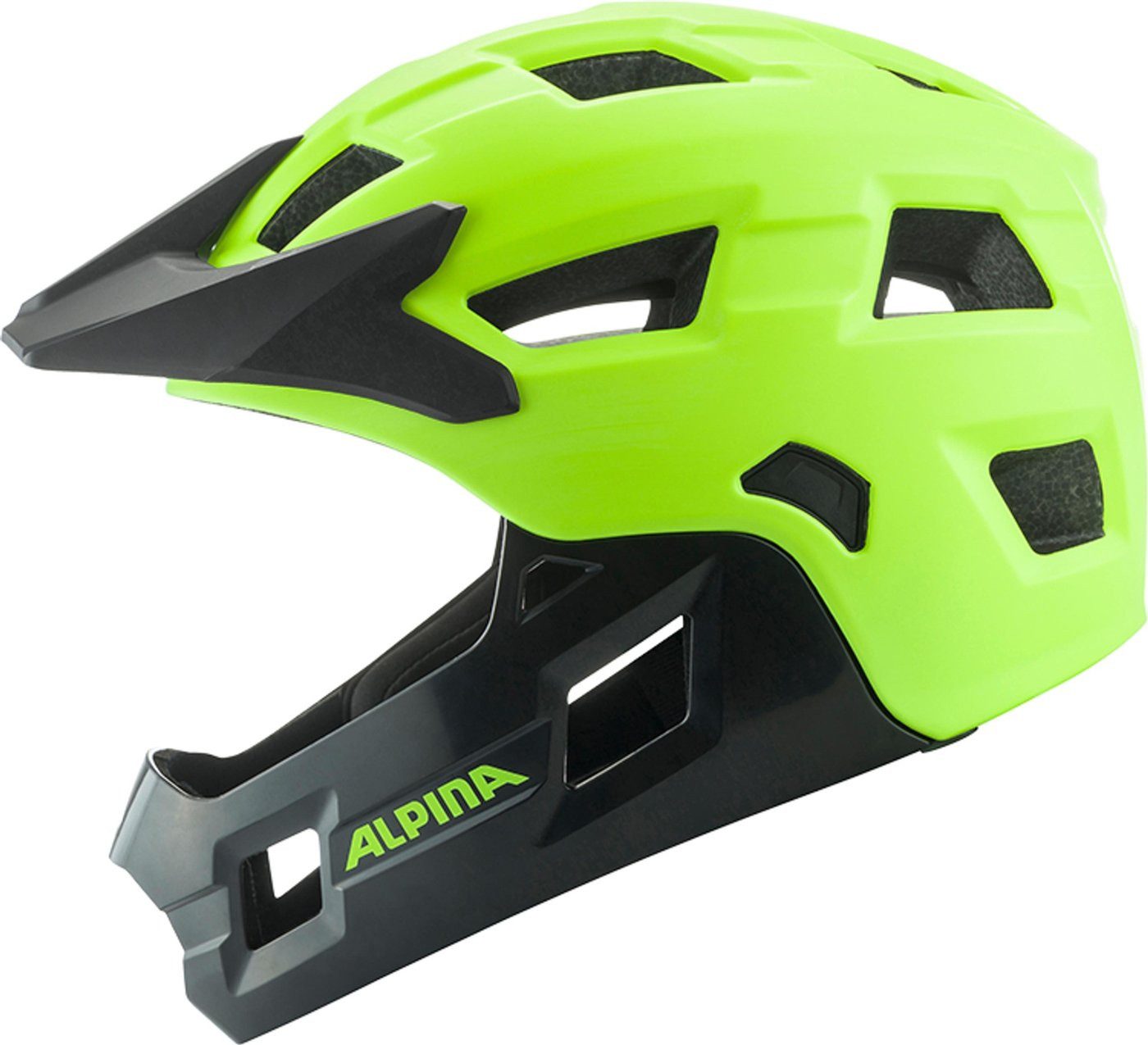 Alpina Sports Kinderfahrradhelm RUPI BE VISIBLE MATT