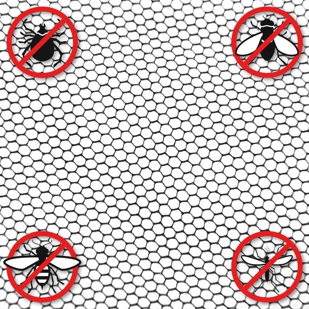 Moskitonetz Befestigungsmaterial für Insektenschutz-Vorhang Premium, Türvorhang Home Fliegengitter Pro (1-St), das 100x210cm Insektennetz inkl. Fliegennetz
