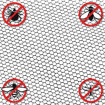 Pro Home Insektenschutz-Vorhang Premium, (1-St), Türvorhang Fliegengitter 100x210cm inkl. Befestigungsmaterial für das Moskitonetz Insektennetz Fliegennetz