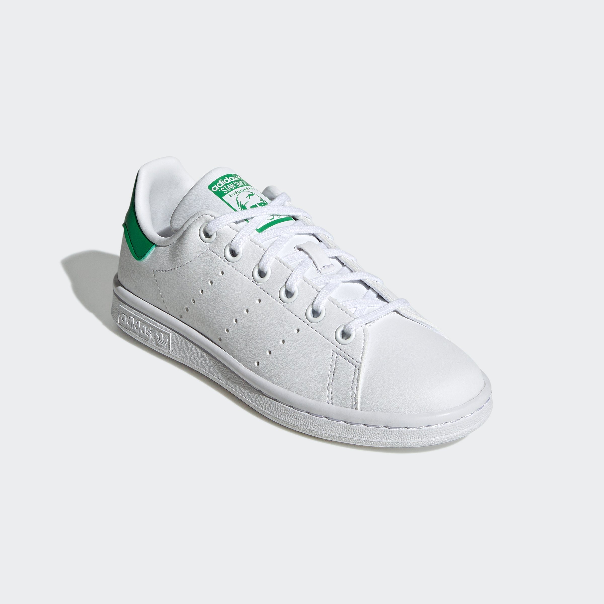 adidas Originals STAN SMITH J Sneaker FTWWHT-FTWWHT-GREEN