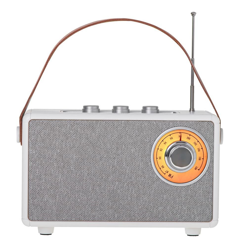 Camry CR 1902 Radio (Bluetooth, tragbares FM Küchenradio, USB, AUX, weiß)