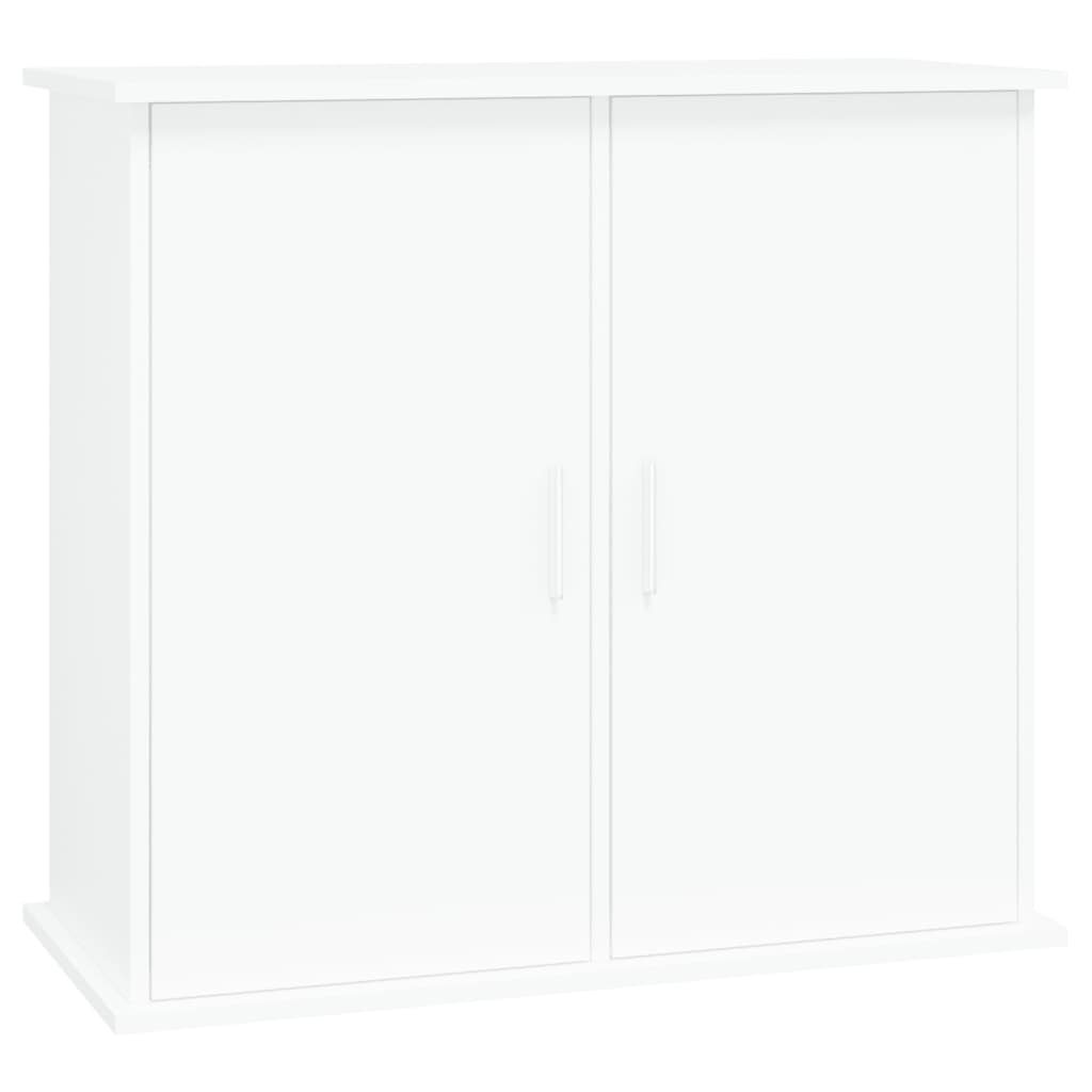 vidaXL Aquariumunterschrank Aquariumständer Weiß 81x36x73 cm Spanplatte Aquarium Unterstand Terrar