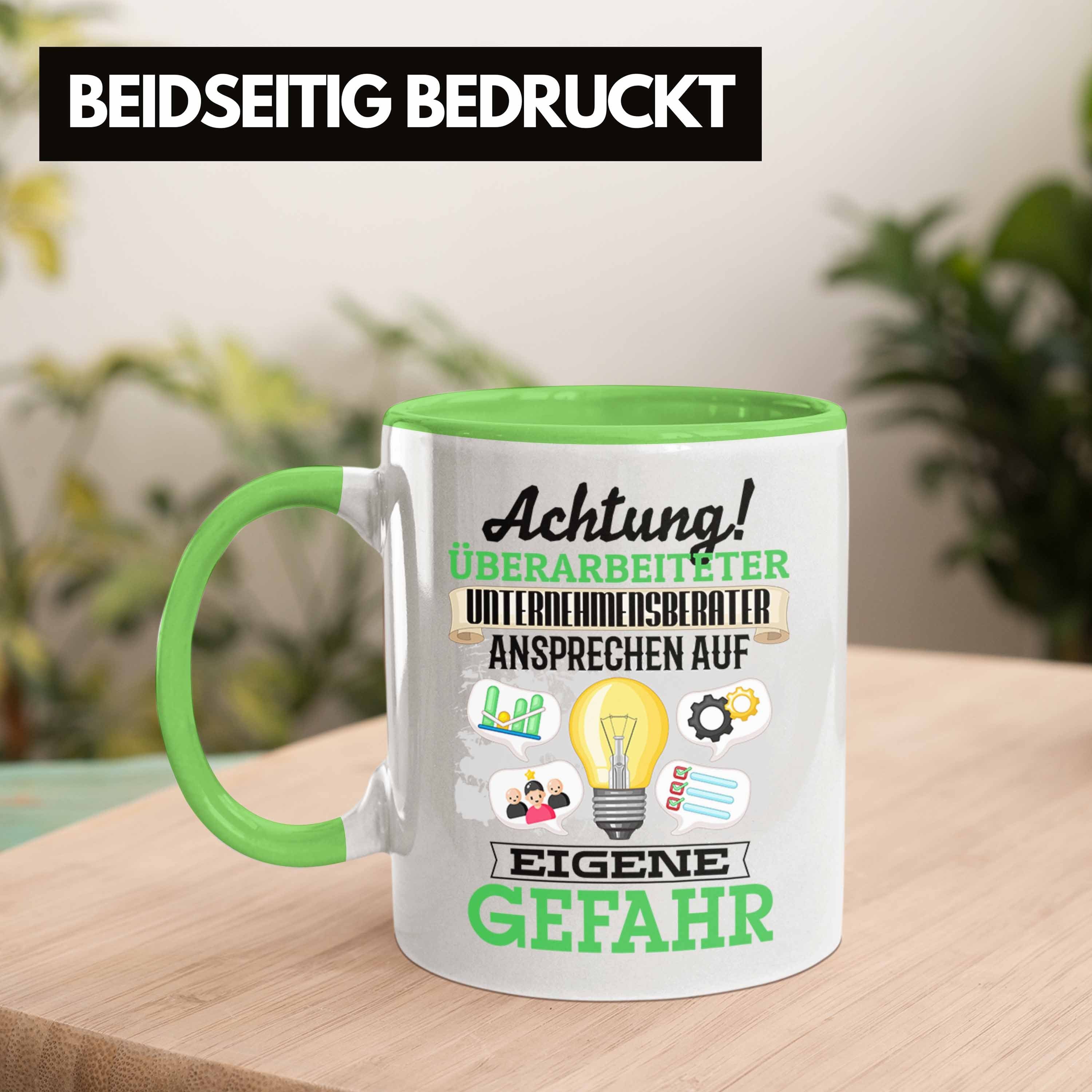 Trendation Grün Kaffee Geschenkidee Spruch Tasse Lustiger Unternehmensberater Geschenk Tasse