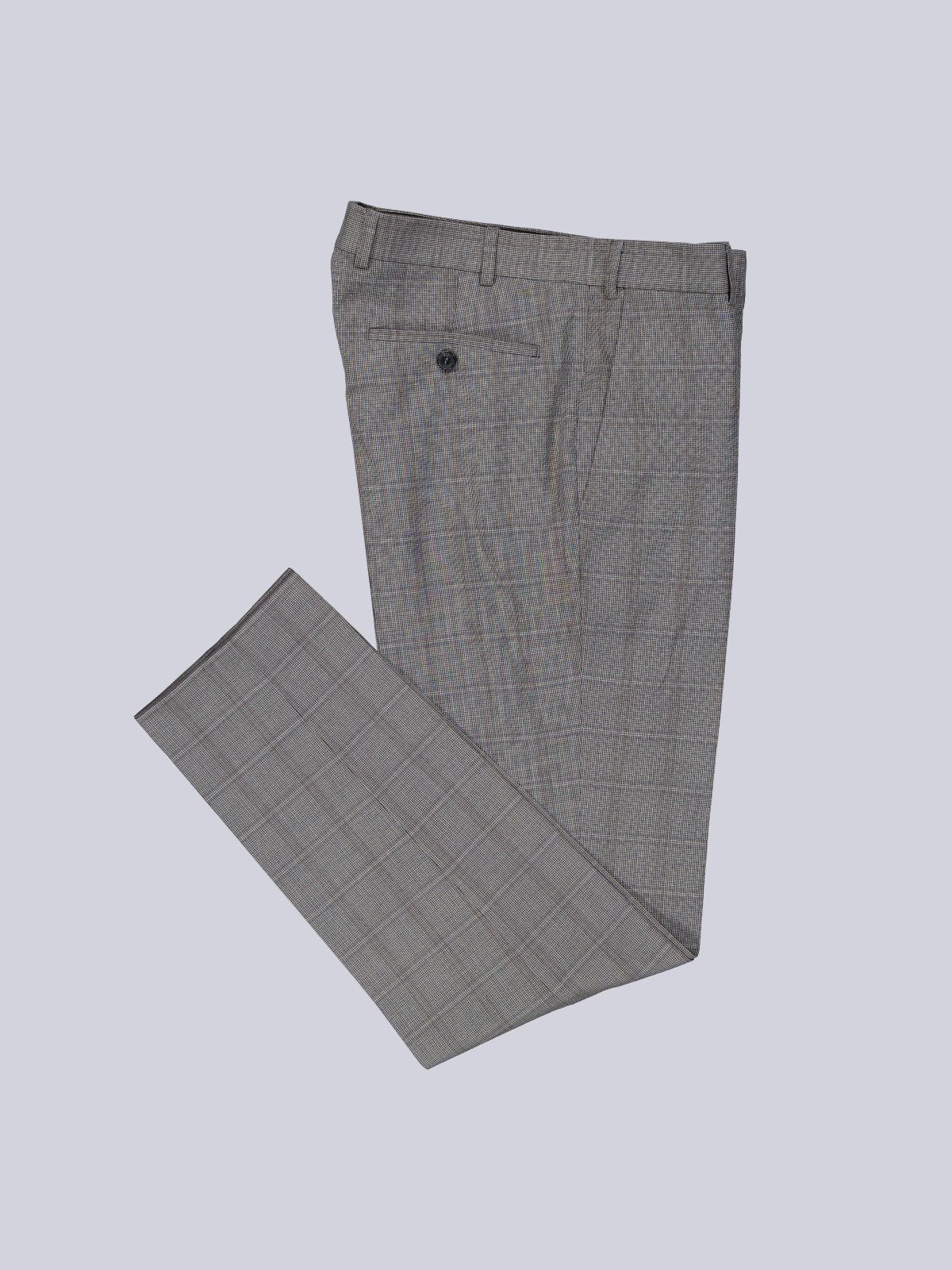 Anzughose Herren Anzughose slim fit, Dunkelgrau