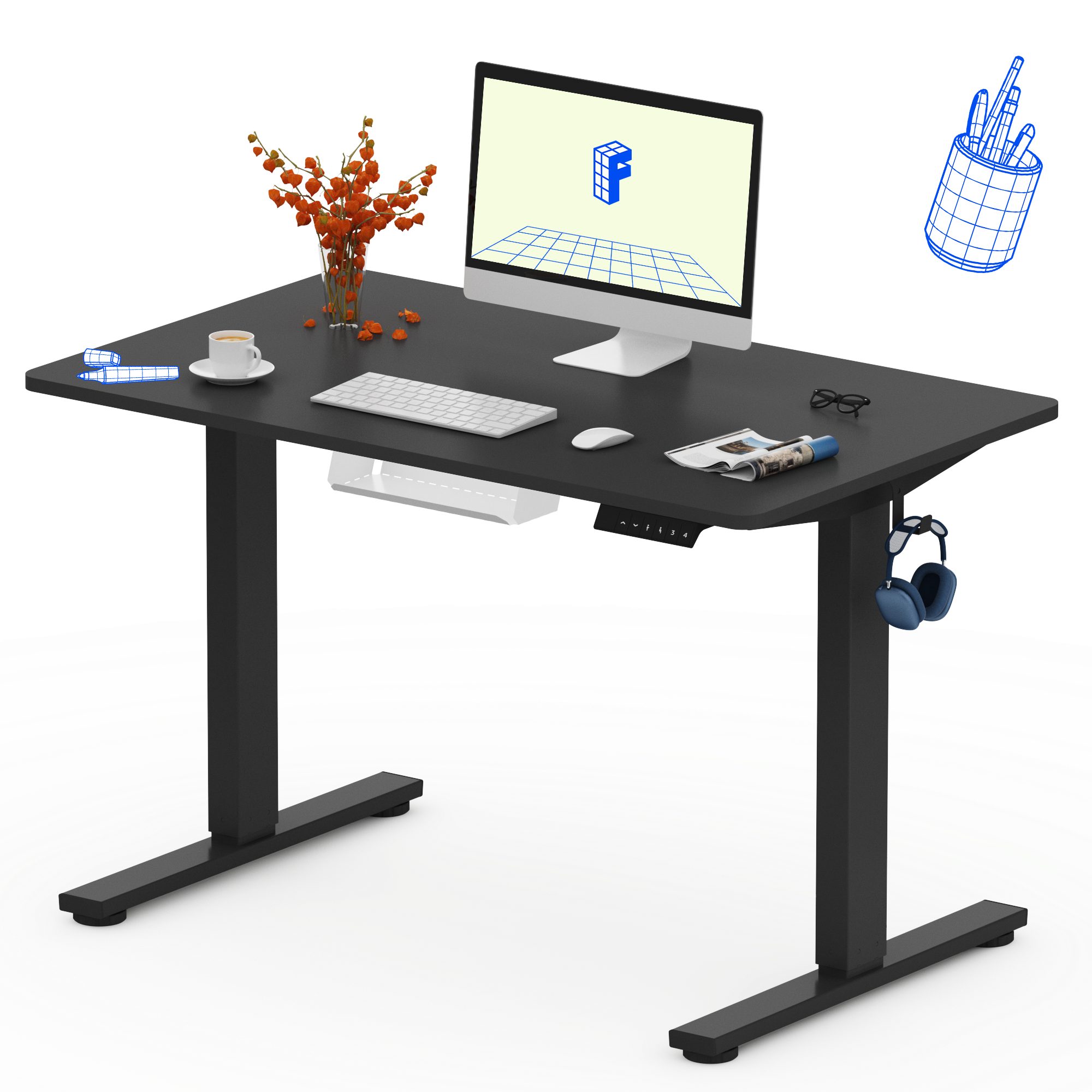 FLEXISPOT Schreibtisch Basic-Series Elektrisch höhenverstellbarer Schreibti günstig online kaufen