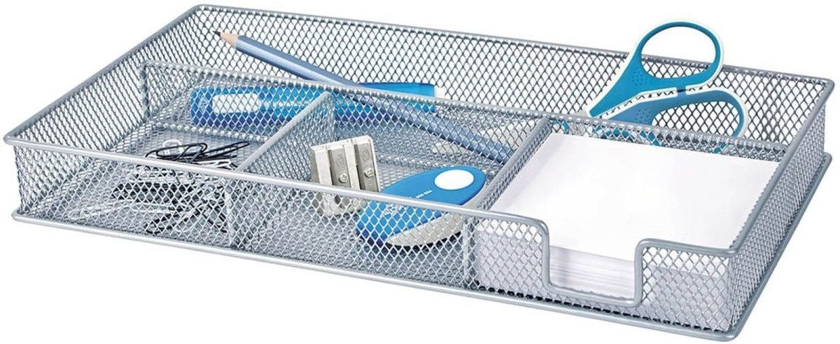 WEDO Tischaufsatz Stifteschale Office silber