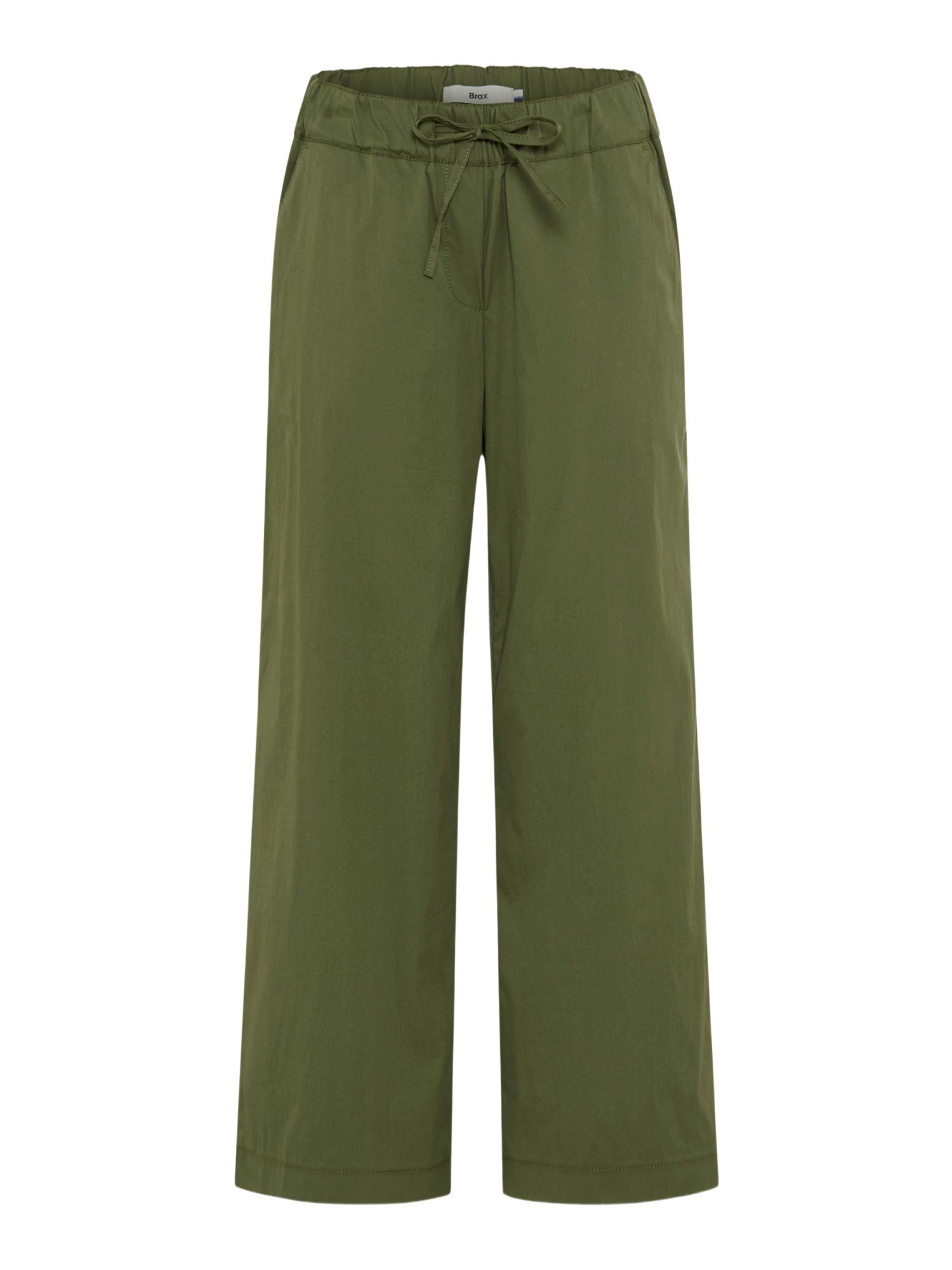 Brax Stretch-Hose grün, Casual, Baumwolle, Unifarben, Straight Leg, Mittel