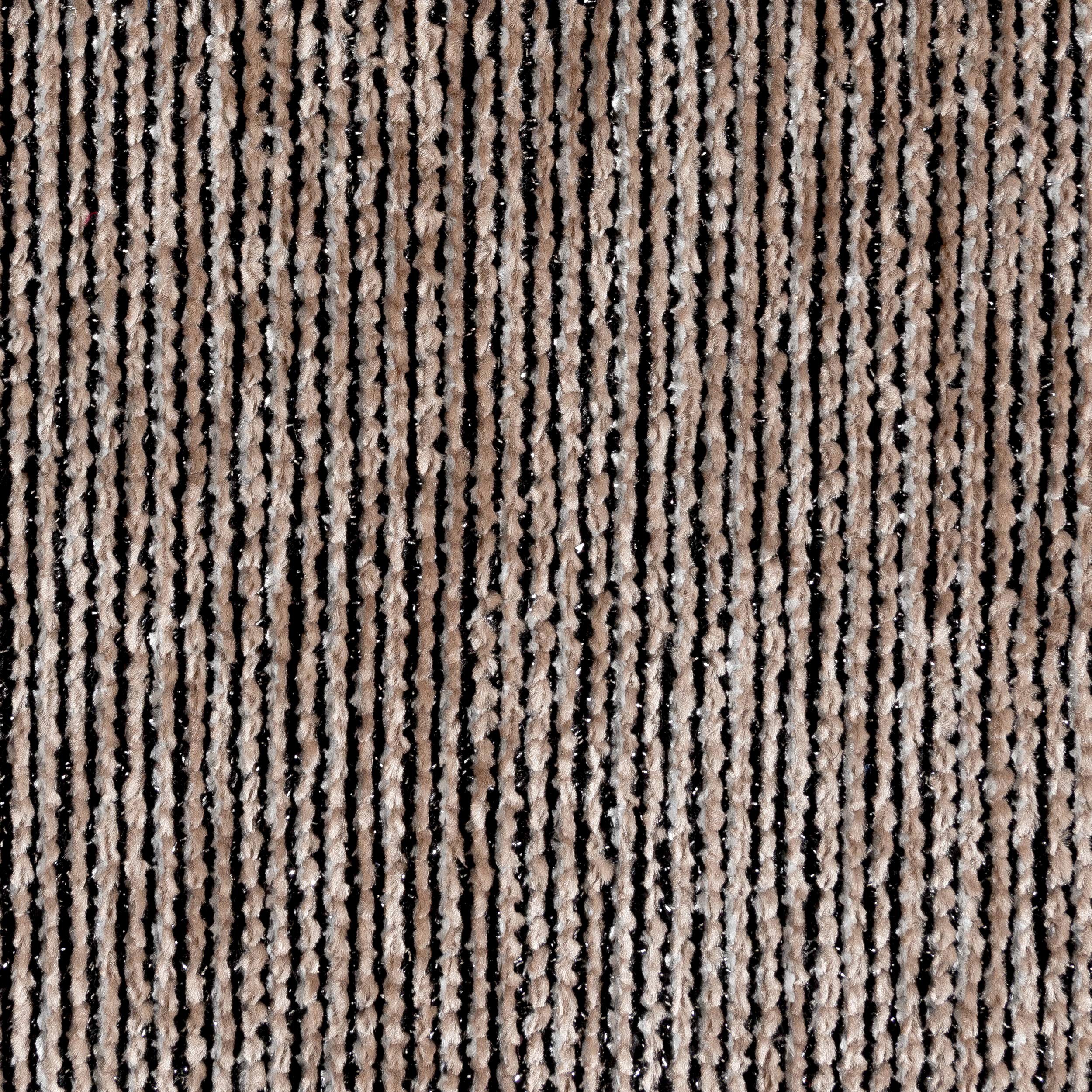 Chenille waschbar, dunkelbeige Flachgewebe, Höhe: mm, mit rechteckig, Fransen Stela, und Teppich Sehrazat, 5