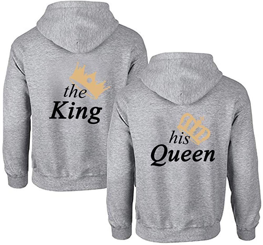 Kapuzenpullover The King & His Queen Hoodie Pullover für Paare