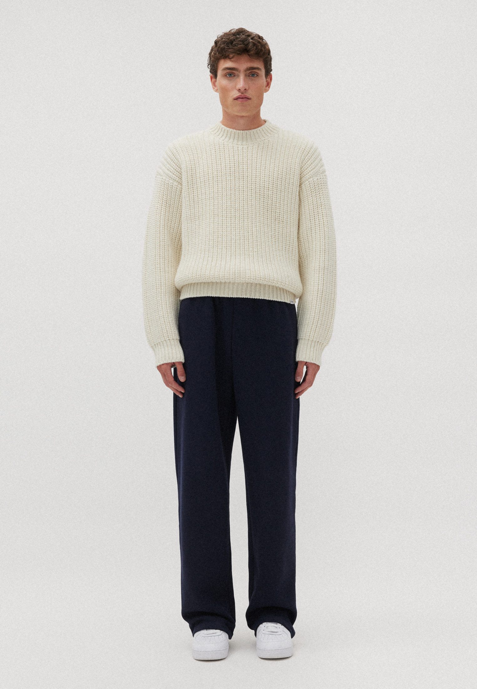 studio seidensticker Strickpullover Studio Langarm Rundhals Uni