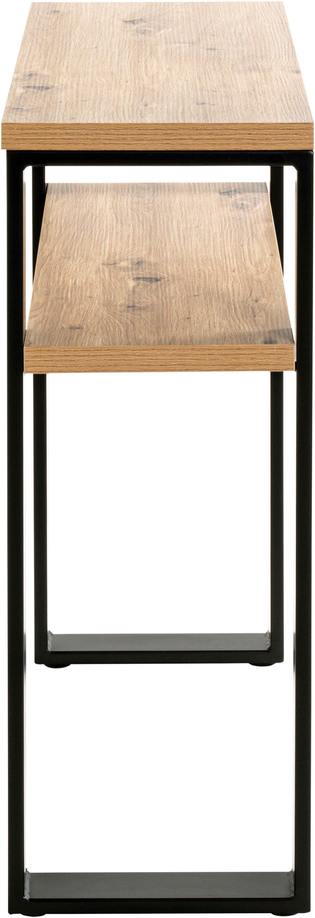 HAKU Konsolentisch Beistelltisch (1-St), rechteckig - aus MDF Braun B/T/H 70/28/75 cm – Bild 4 von 5
