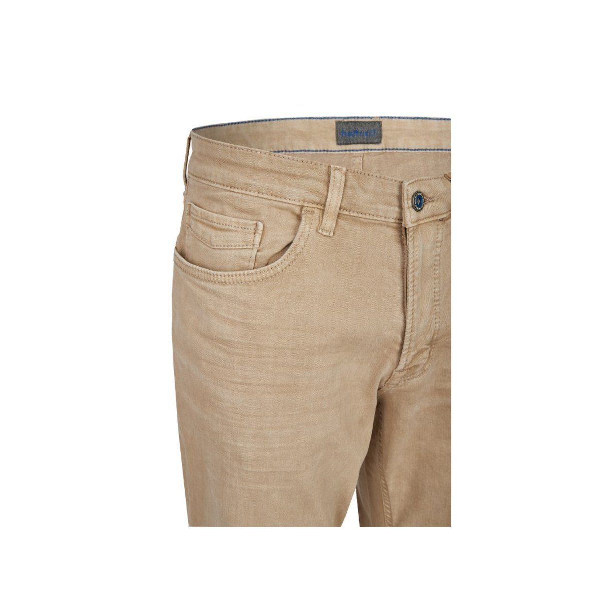 beige (1-tlg) 5-Pocket-Jeans Hattric