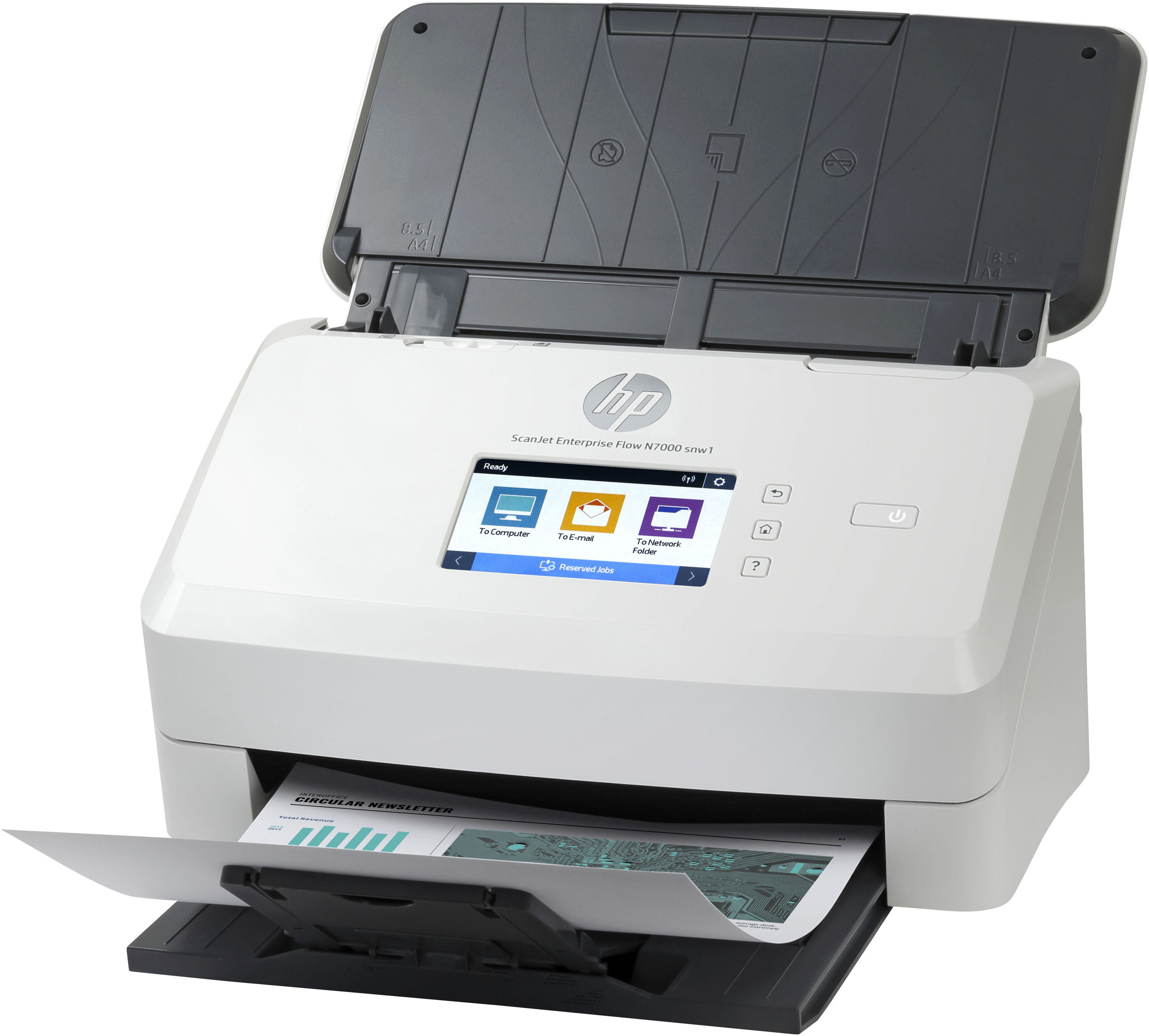 HP ScanJet Ent Flow N7000 snw1 Scanner, (LAN (Ethernet), WLAN (Wi-Fi), Wi-Fi Direct)