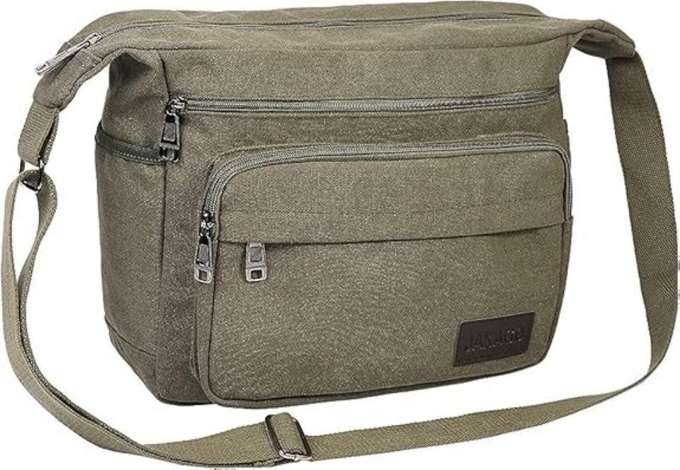 Umhängetasche Wasserdichte Segeltuch-Umhängetasche, ideal für Outdoor & Reisen