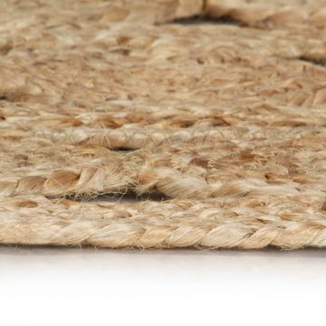 Teppich Teppich Handgefertigt Jute Geflochten 120 cm Teppich, vidaXL, Höhe: 0 mm