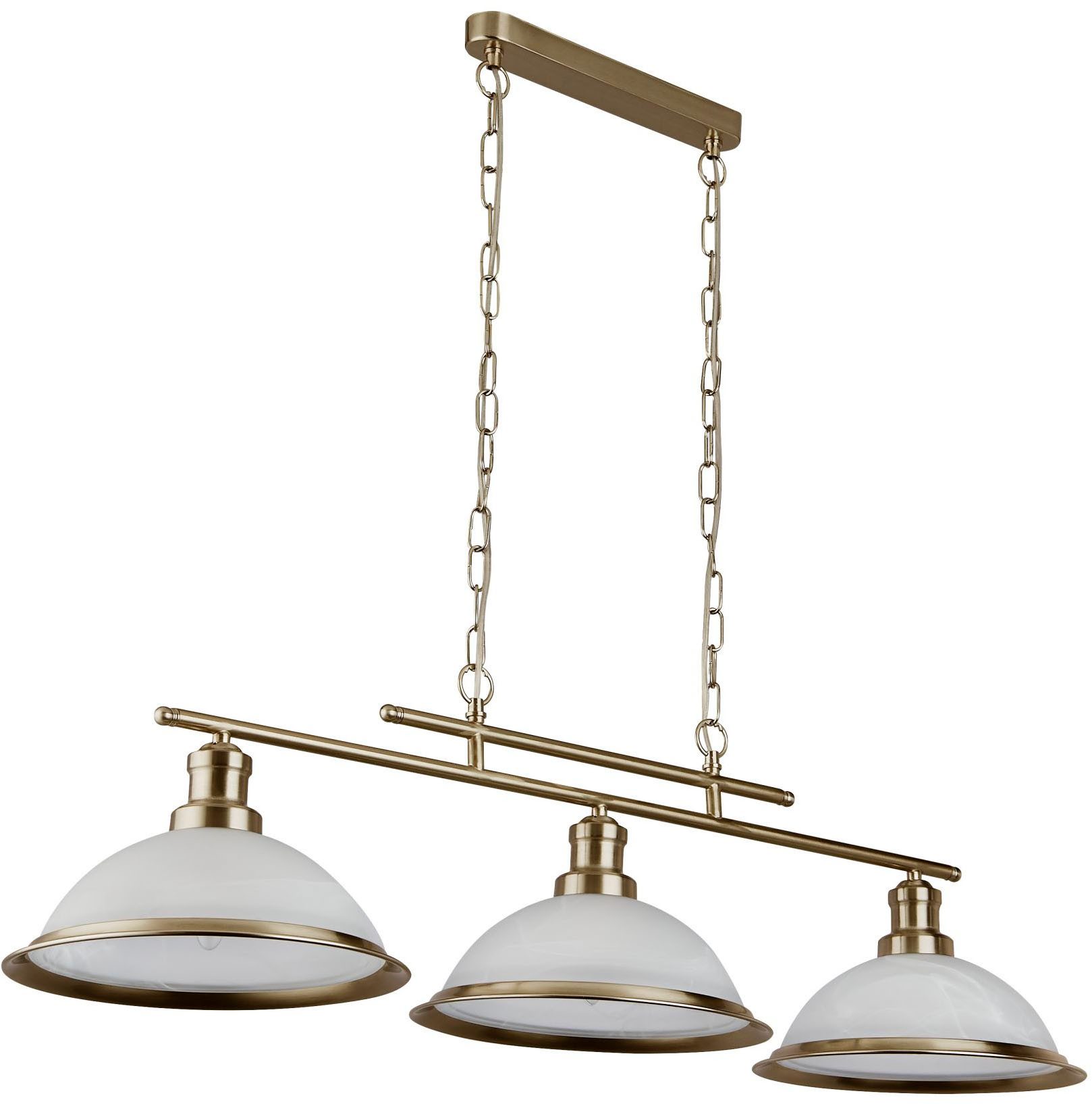 Searchlight Hängeleuchte Bistro 3Lt Bar Pendant, Leuchtmittel wechselbar