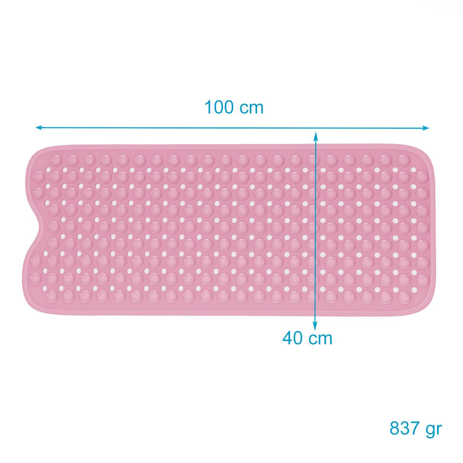 Intirilife Badematte, Rutschsichere Badewannenmatte in Pink, günstig online kaufen