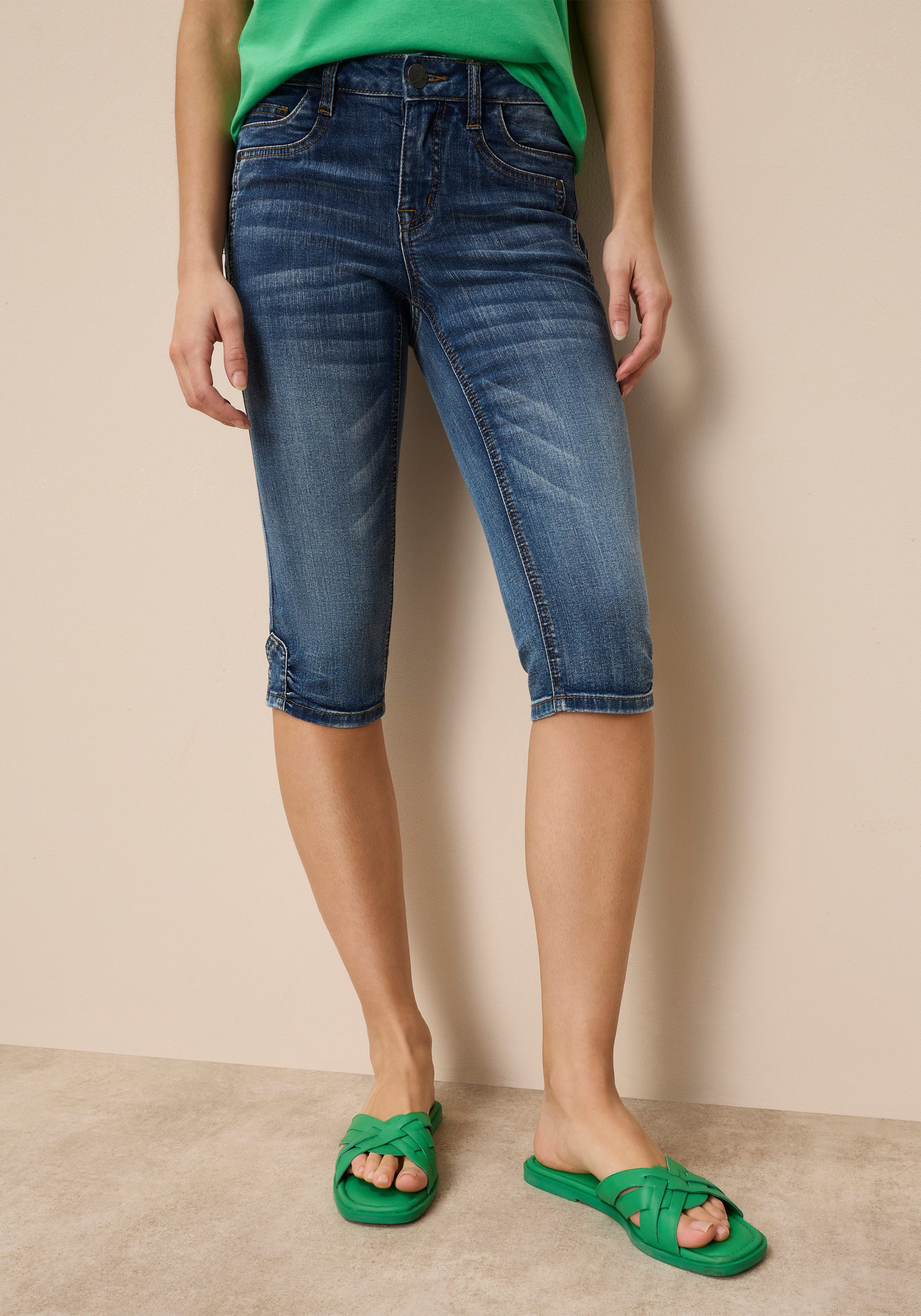 Arizona Caprijeans Skinny Fit, 3/4-Länge, mit Eingrifftaschen und Gesäßtasc günstig online kaufen
