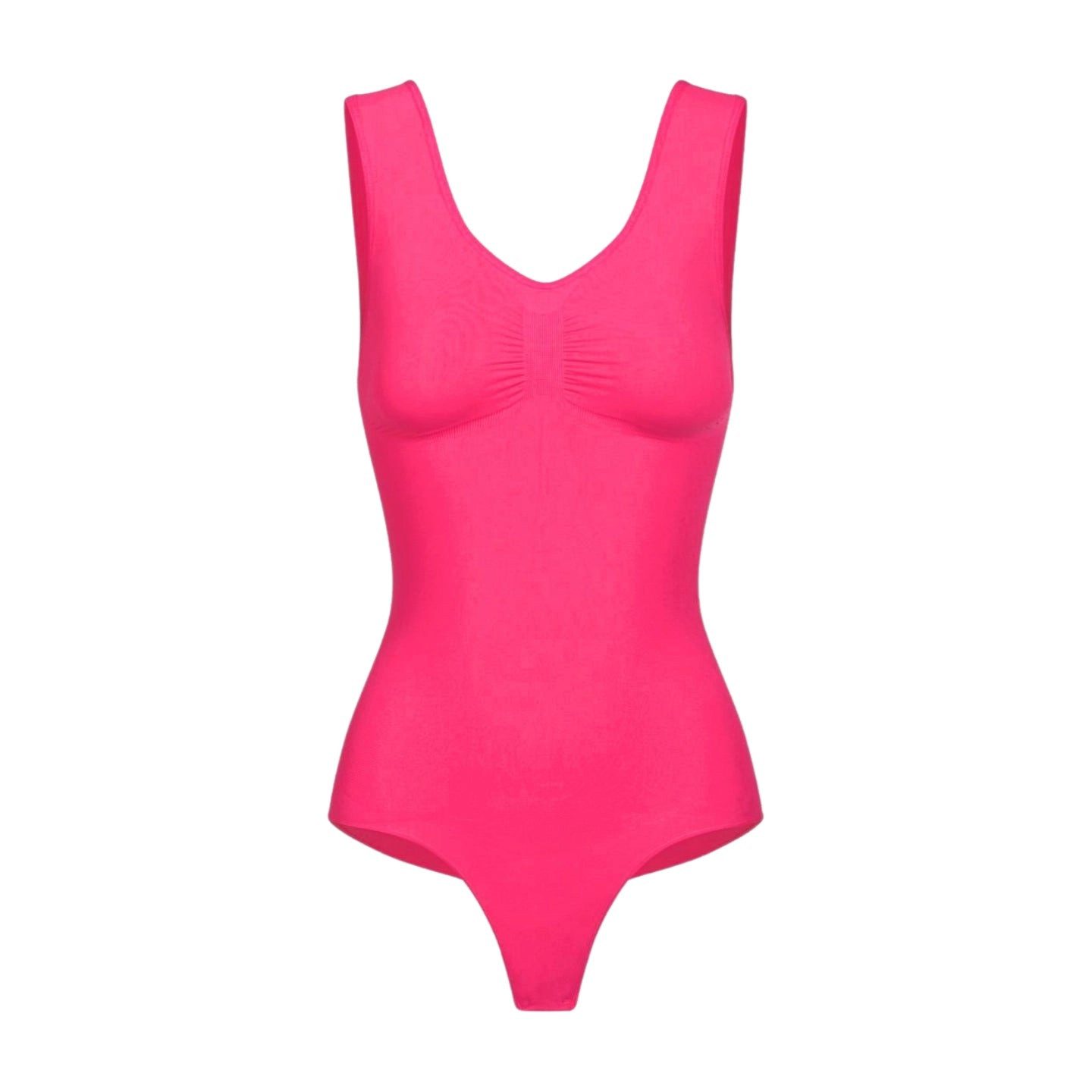 Creamy Fabrics Miederbody Tank Bodysuit Sculpting Shapewear mit String-Neon günstig online kaufen
