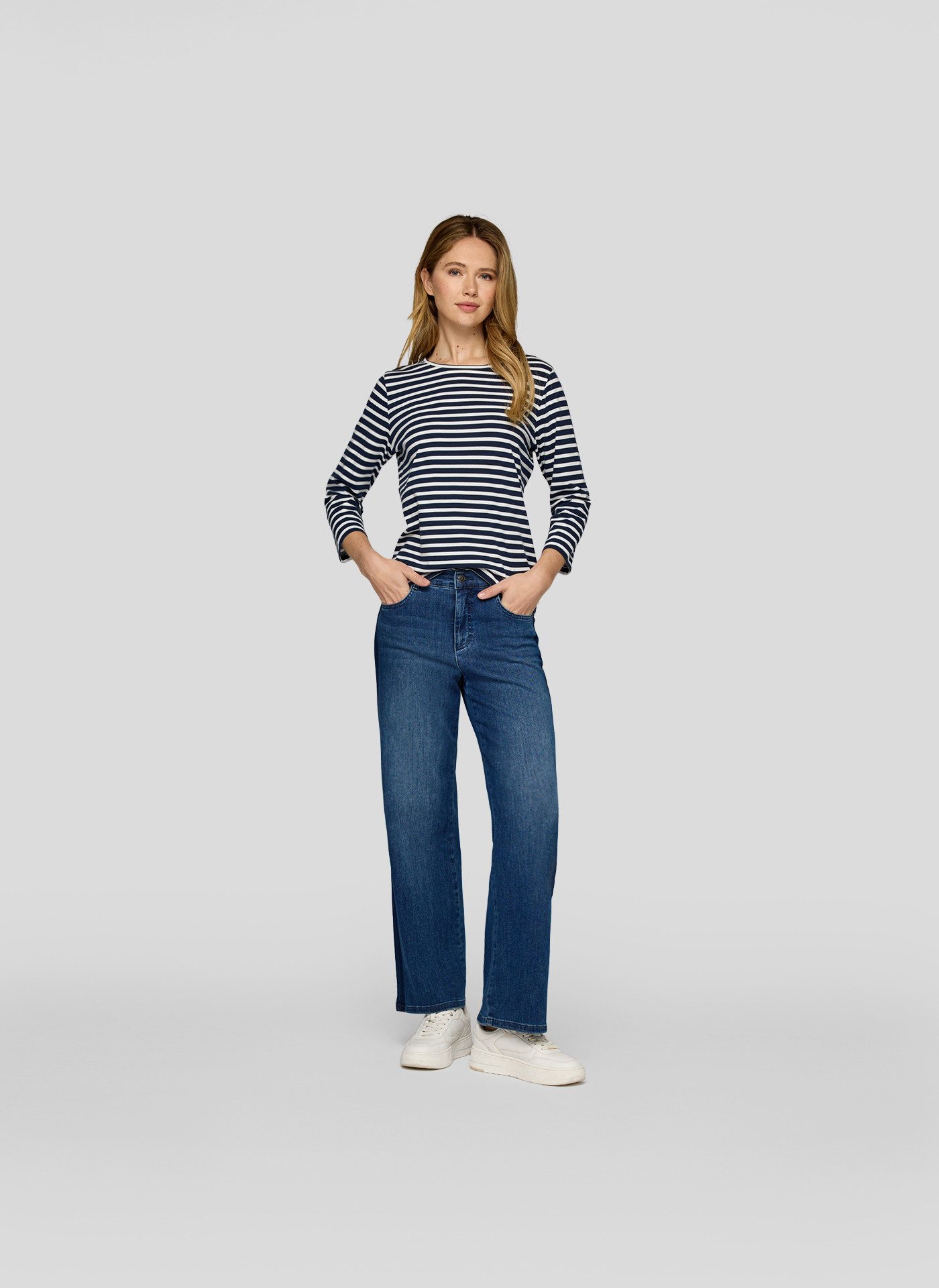 Rabe 3/4-Arm-Shirt in Streifen-Optik – Bild 4 von 5