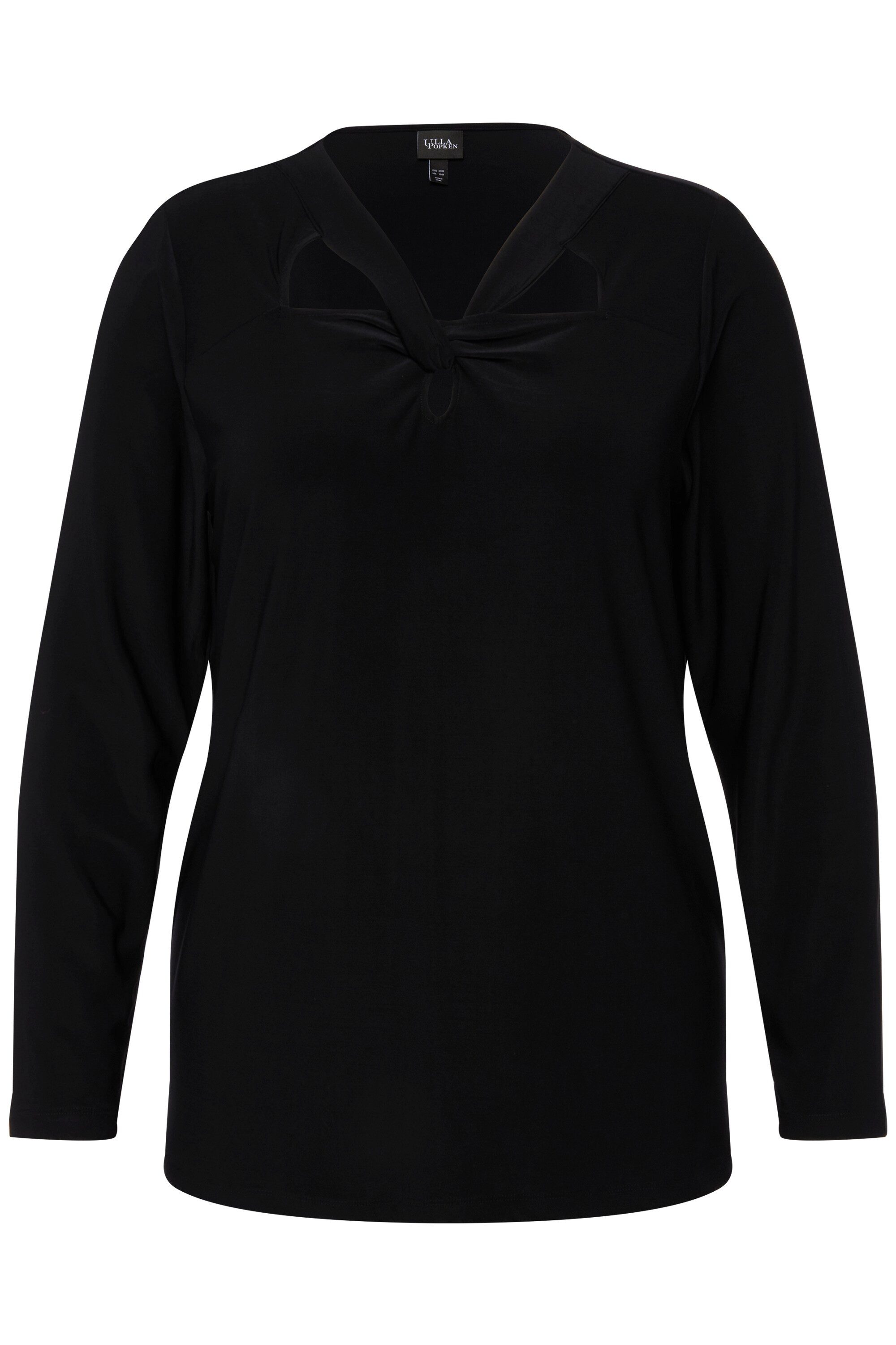 Ulla Popken T-Shirt Shirt Cut-Out Classic günstig online kaufen