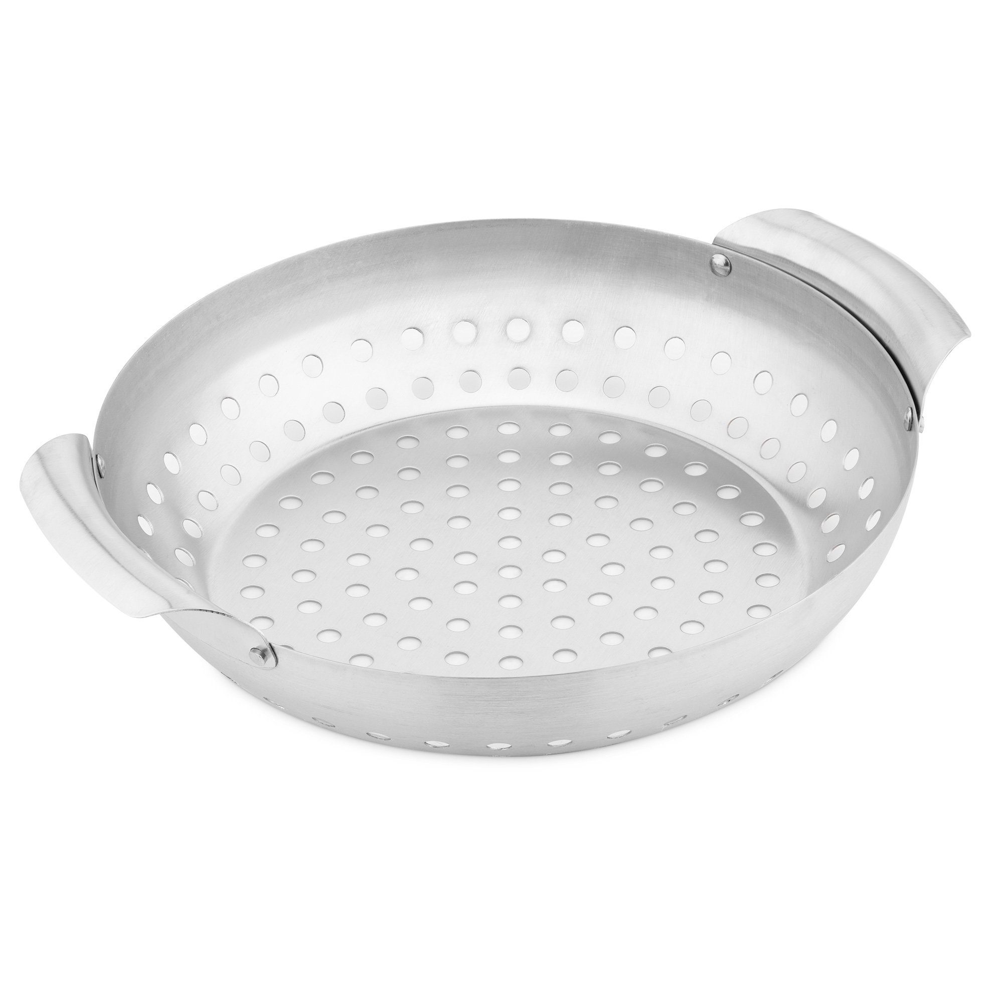 Navaris Grillschale Grillschale Grillpfanne Edelstahl Schale