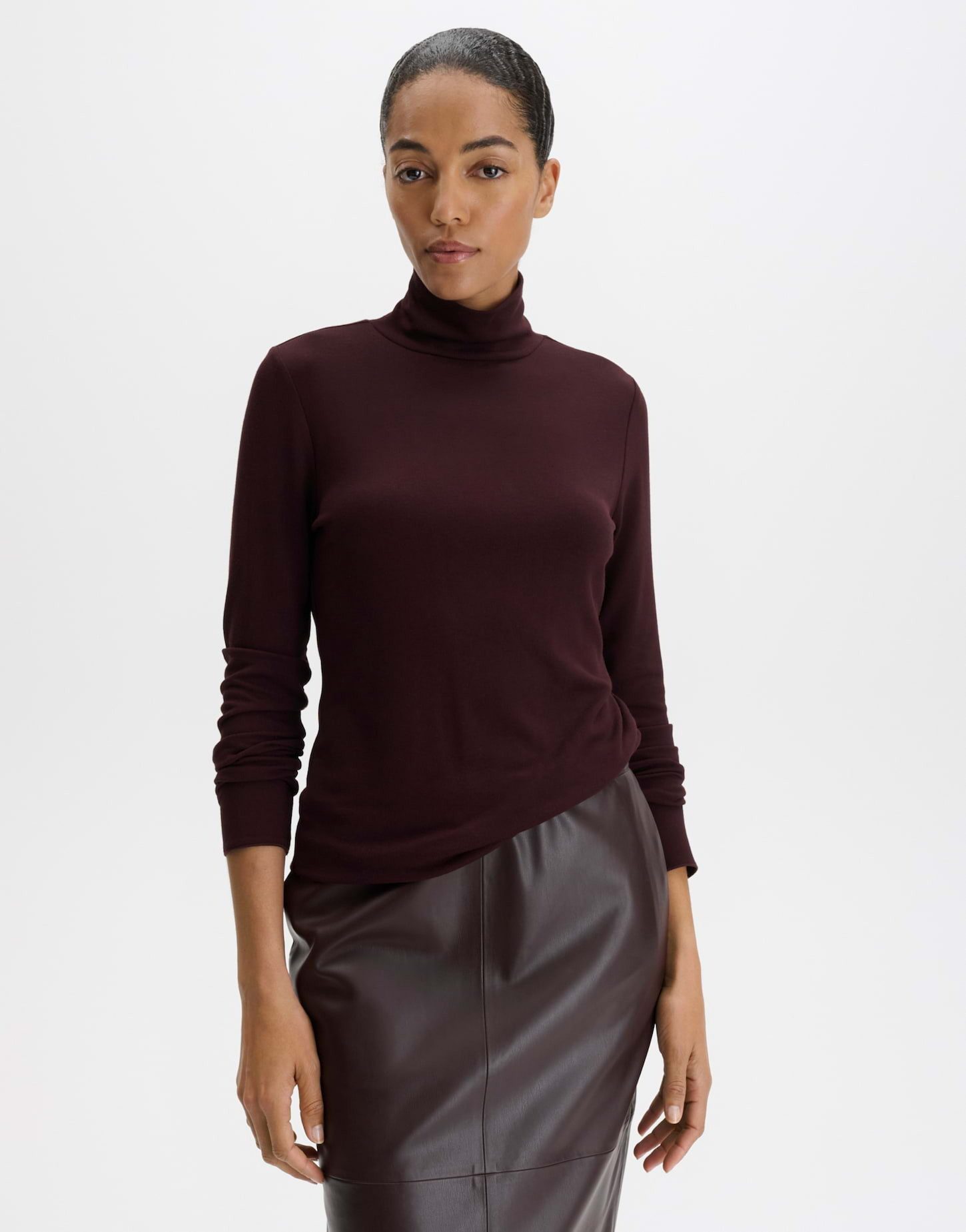 someday Rollkragenshirt Kirosie soft aus fließender Viskose