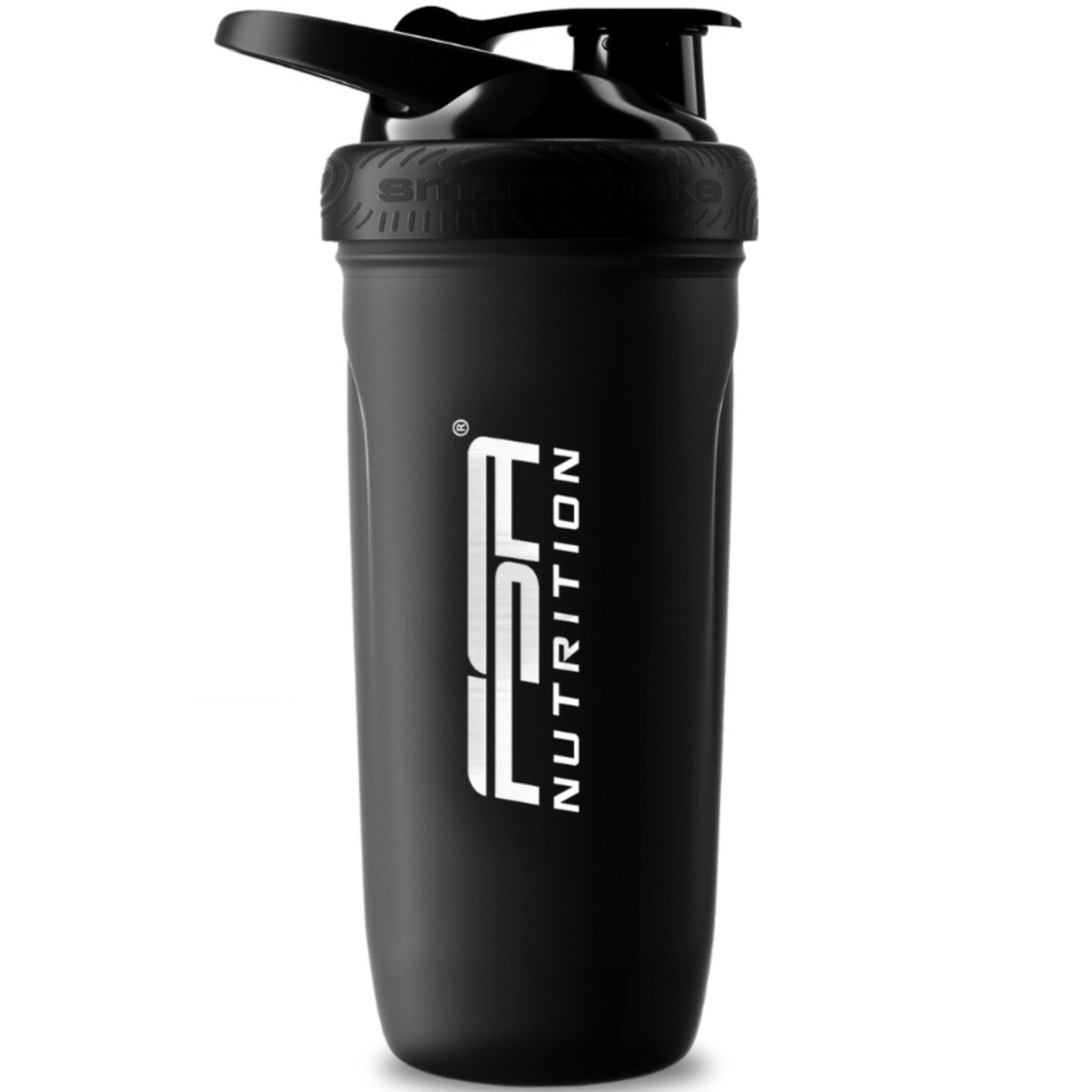 FSA NUTRITION Protein Shaker Edelstahl 900 ml Trinkflasche Sport, rostfreier Edelstahl, Shaker aus rostfreiem Edelstahl mit Messmarkierungen, Mischsieb