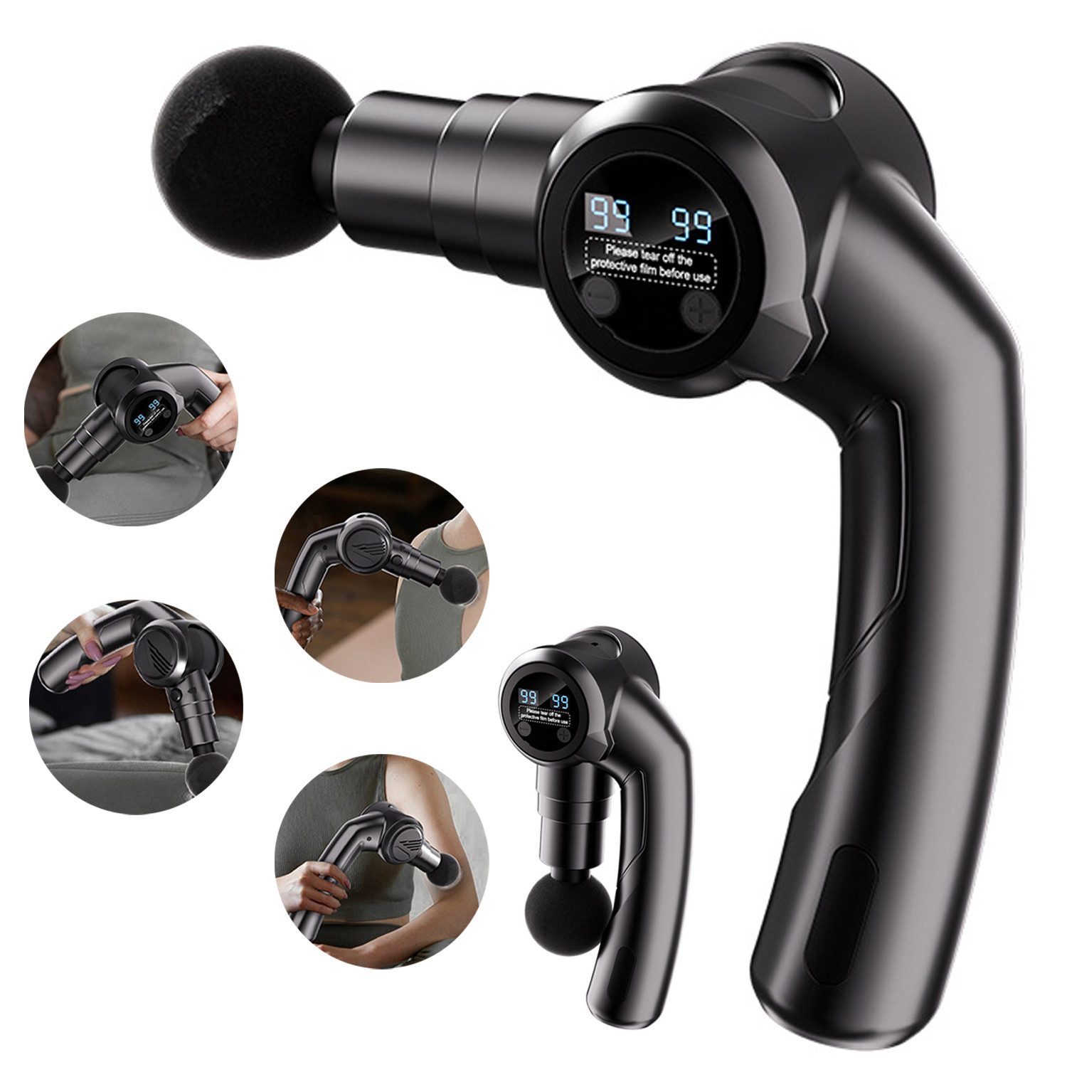 Massagepistole Massagegerät Set Elektrisches Muskelmassagegerät Faszienpistole