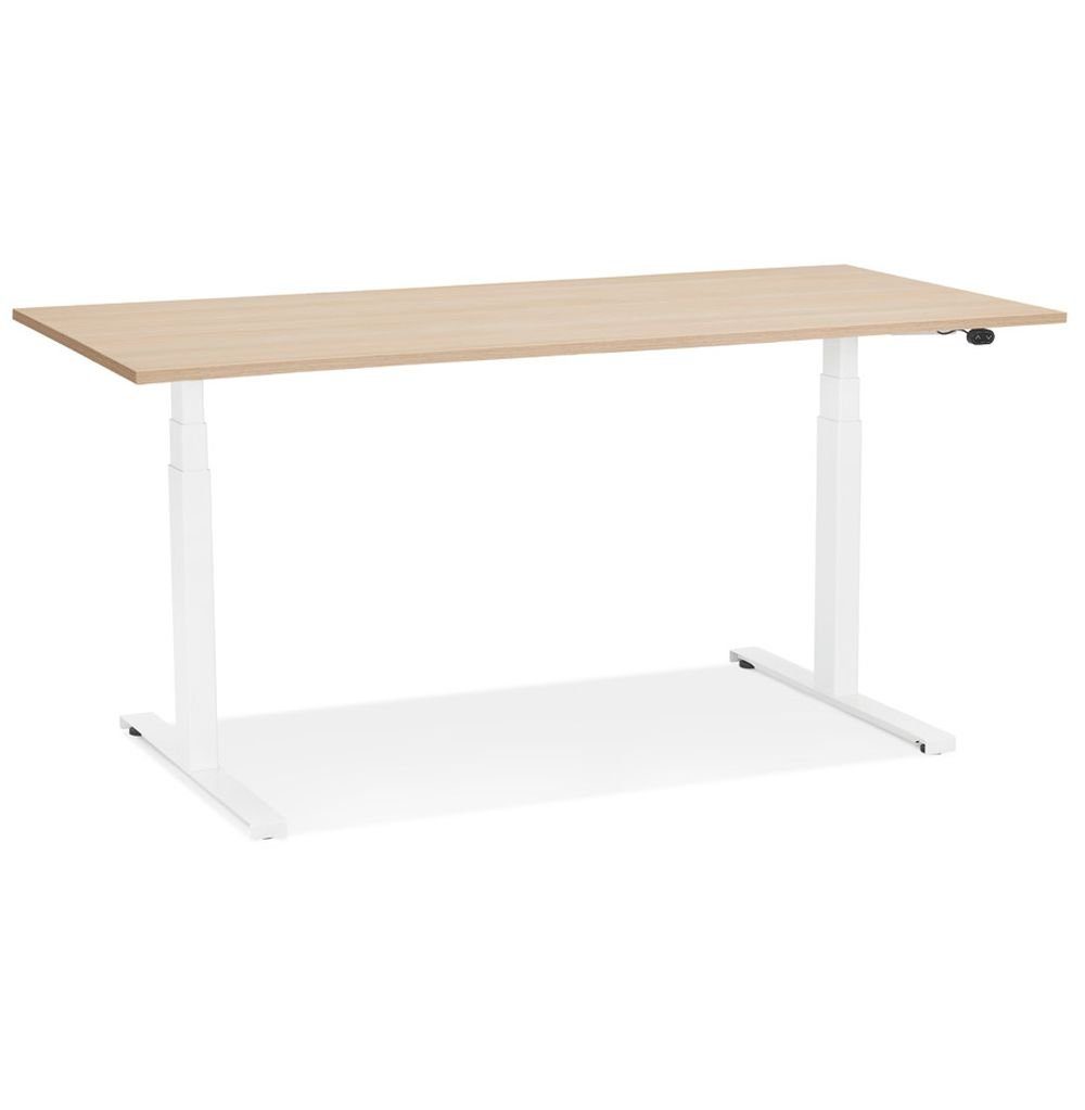 KADIMA DESIGN Schreibtisch SHIRIN Holz Schreibtisch PC-Tisch Helles Laptoptisch Büro