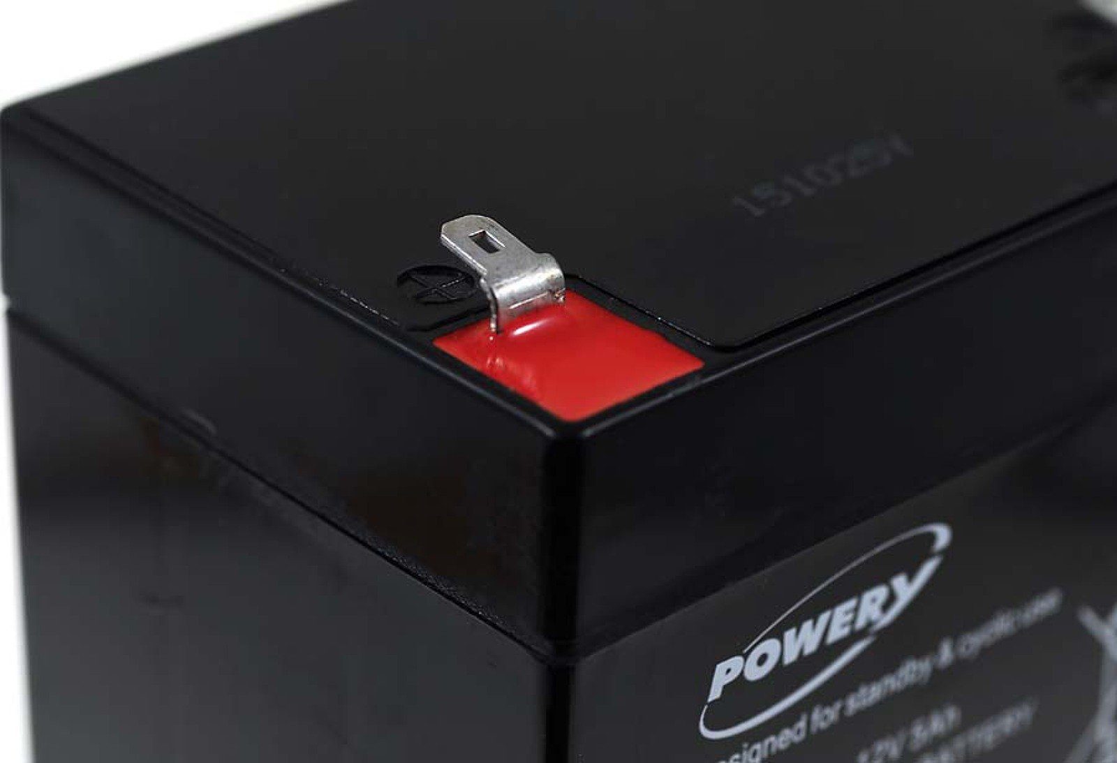 Powery Powery Blei-Gel Akku UP5-12 12V 5Ah Bleiakkus 5000 mAh (12 V)