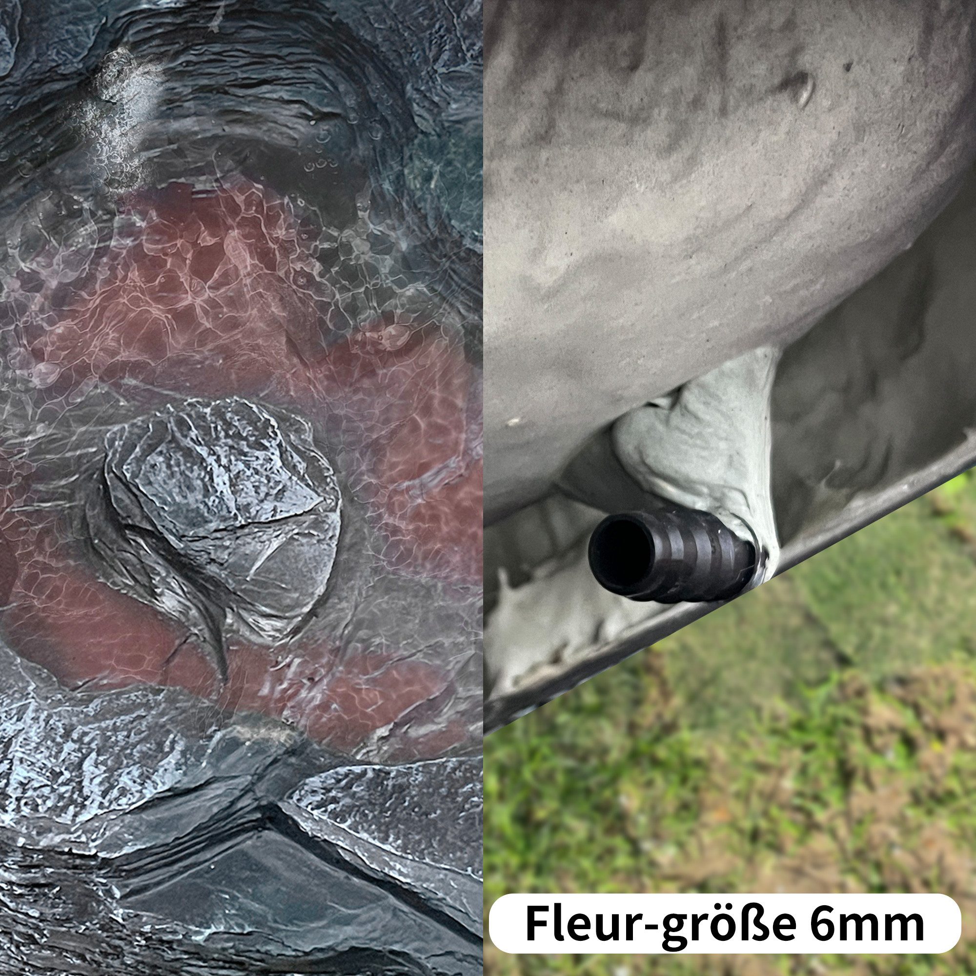Köhko Bachlauf Köhko 3-teiliger Bachlauf Mulde-Mündung Wasserfall Quelle – Bild 3 von 5