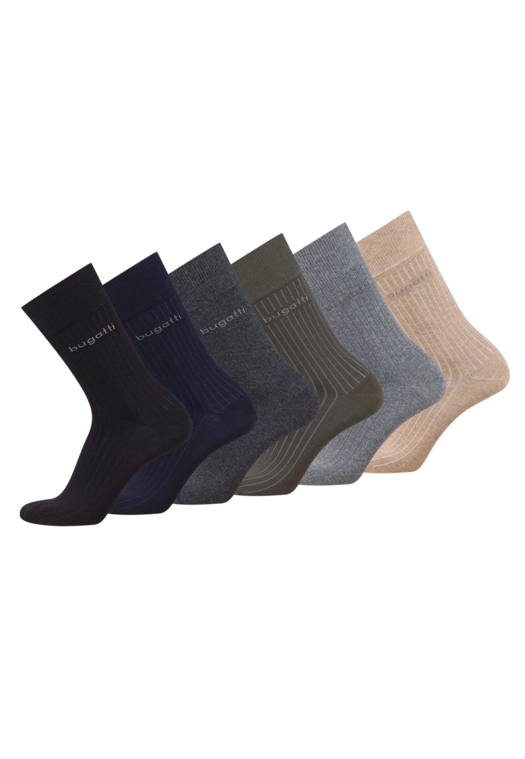 bugatti Socken bugatti Herren Socken Geschenkbox 6er Pack Elegant Business günstig online kaufen