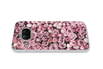 MuchoWow Handyhülle Blumen - Rosen - Natur - Rosa - Botanisch, Phone Case, Handyhülle Xiaomi Mi 10T Lite, Silikon, Schutzhülle