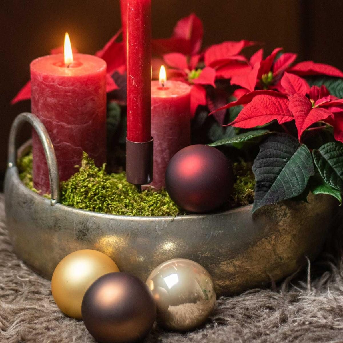 Viana Kerzenhalter Elegante Kerzenstecker für Adventskranz und Gestecke günstig online kaufen