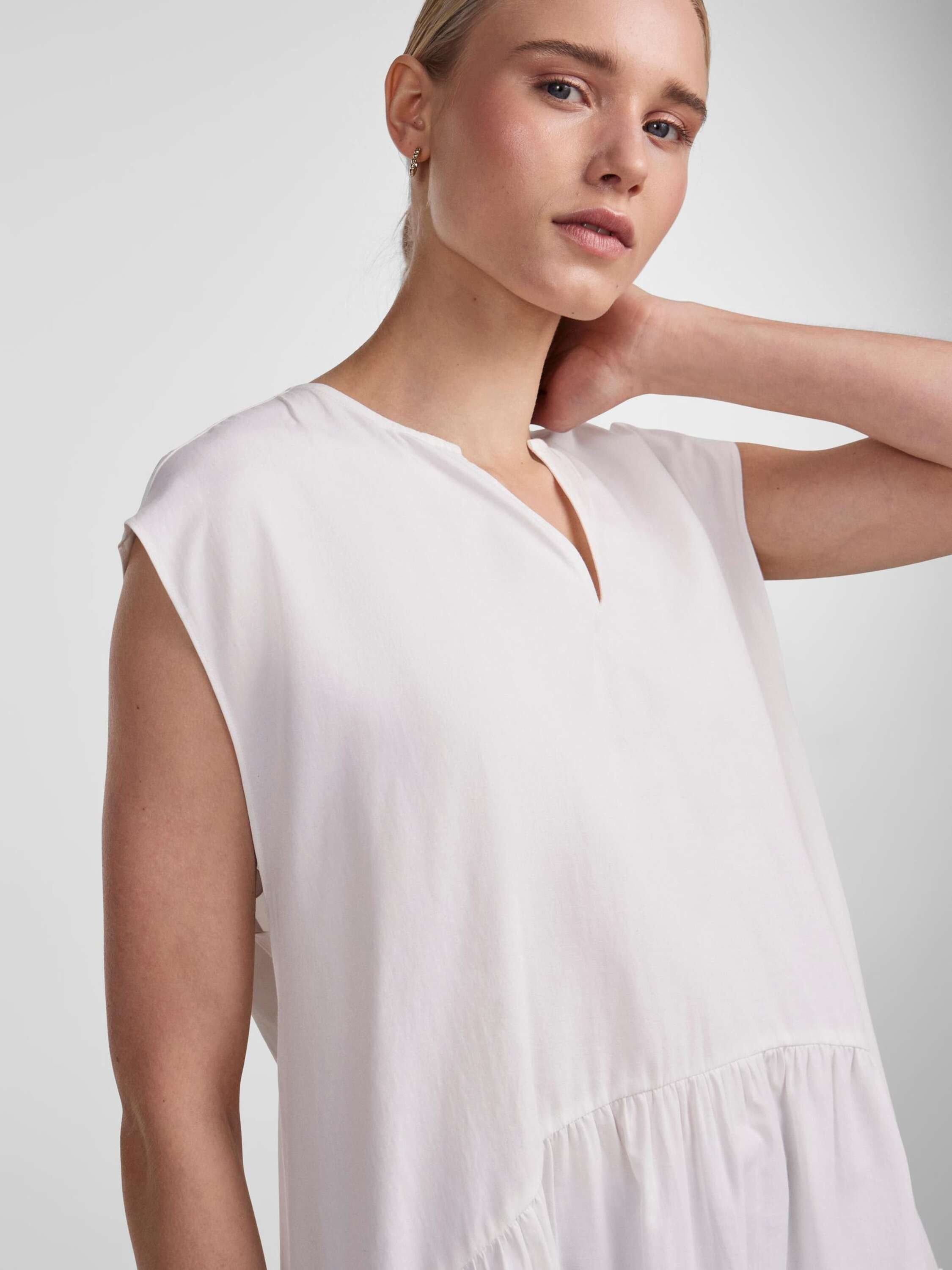 pieces Minikleid MUSTA (1-tlg) Volant