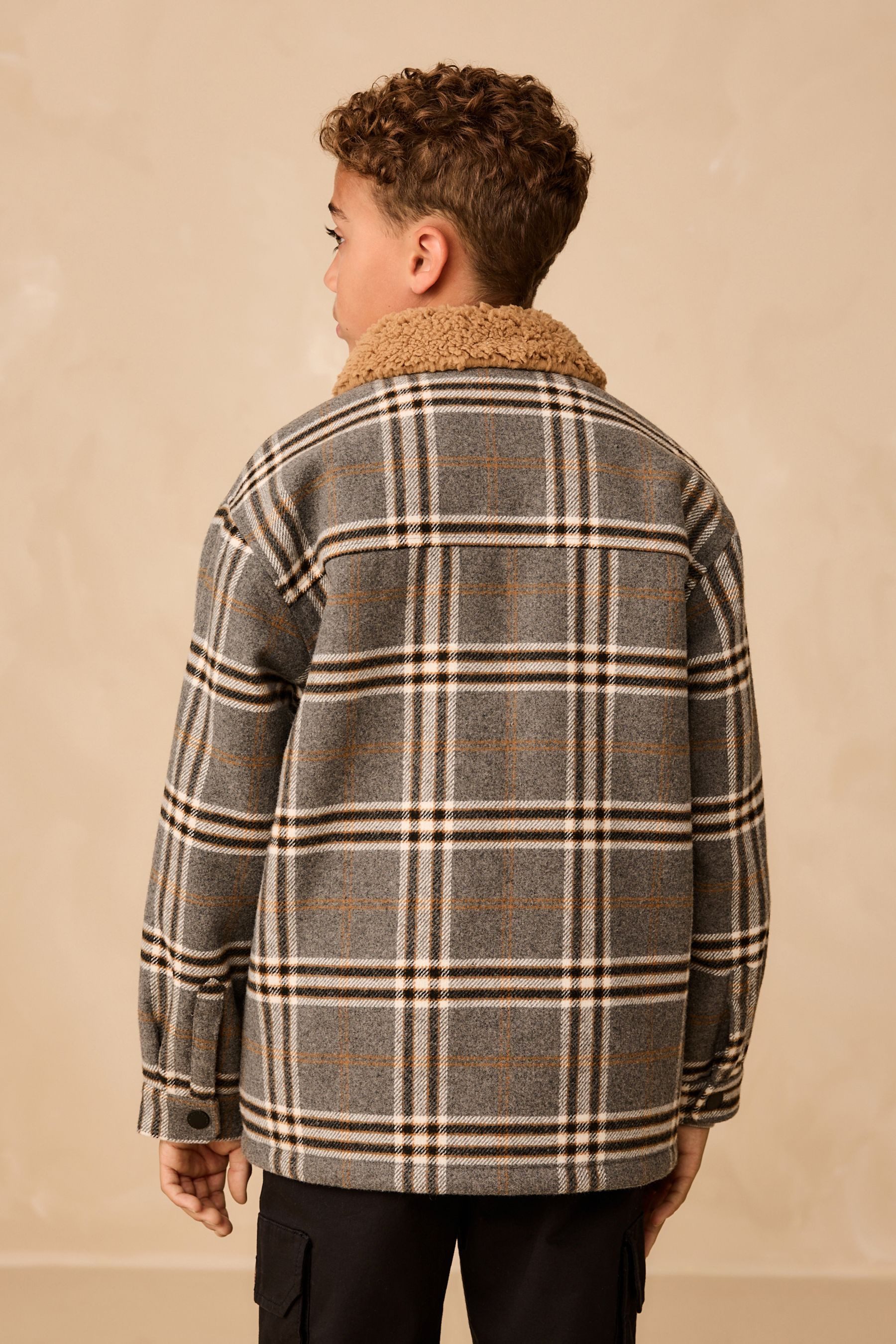 Next Hemdjacke Gefütterte Hemdjacke (1-St)