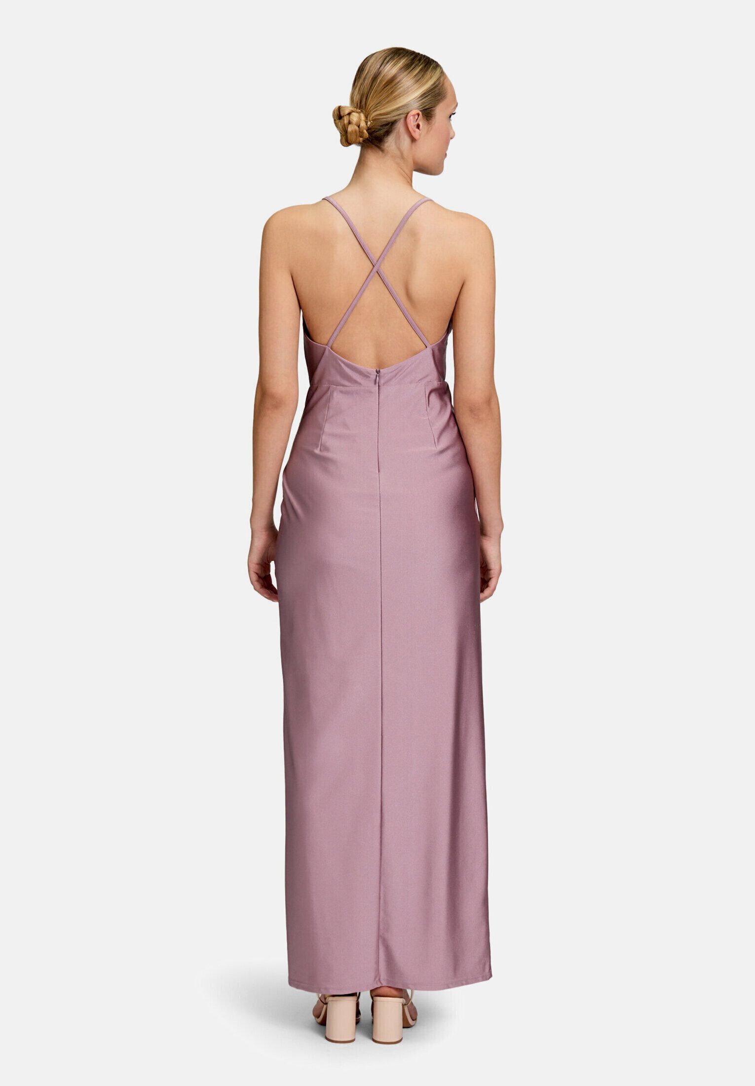 Vera Mont Abendkleid Damen figurbetont Schlitz