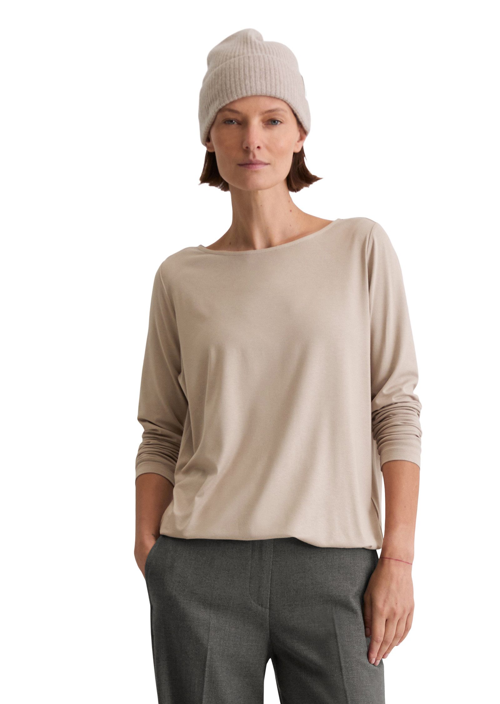 Marc O'Polo Langarmshirt aus LENZING™ ECOVERO™ günstig online kaufen