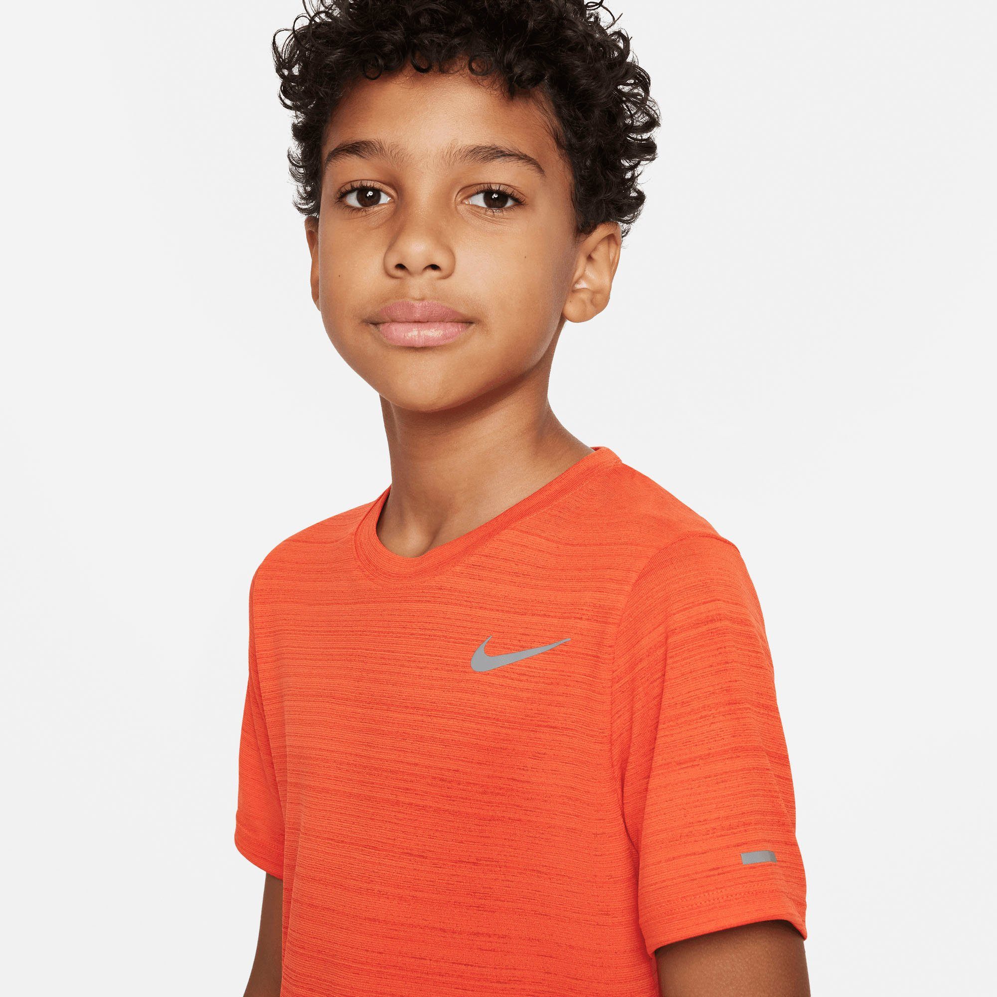 Nike Trainingsshirt Dri-FIT Miler Big PICANTE Training Top Kids' (Boys) RED